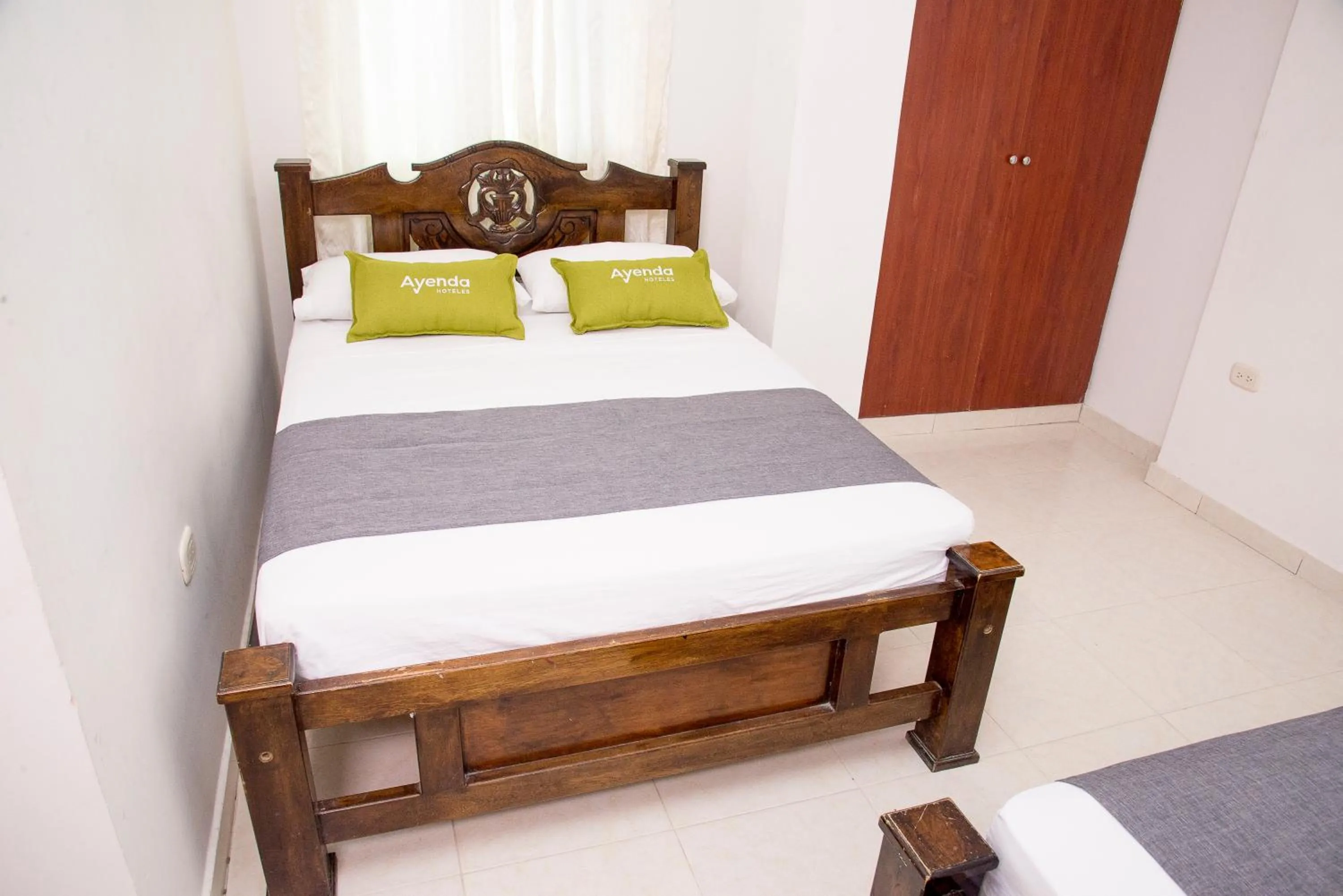 Bed in Hotel Coral Santa Marta