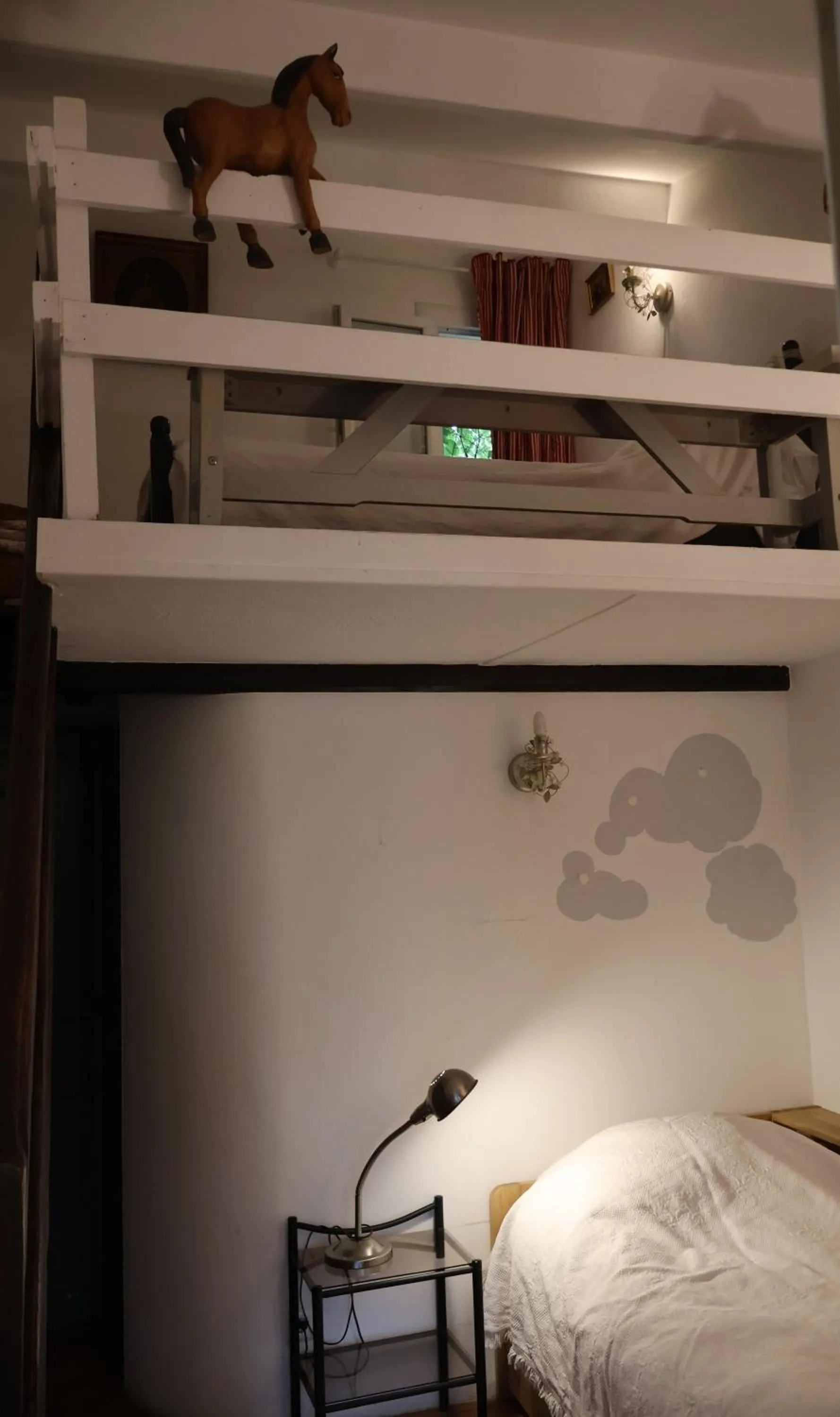 Bed in Gites Chambres d'hotes Mazet du Maréchal Ferrant