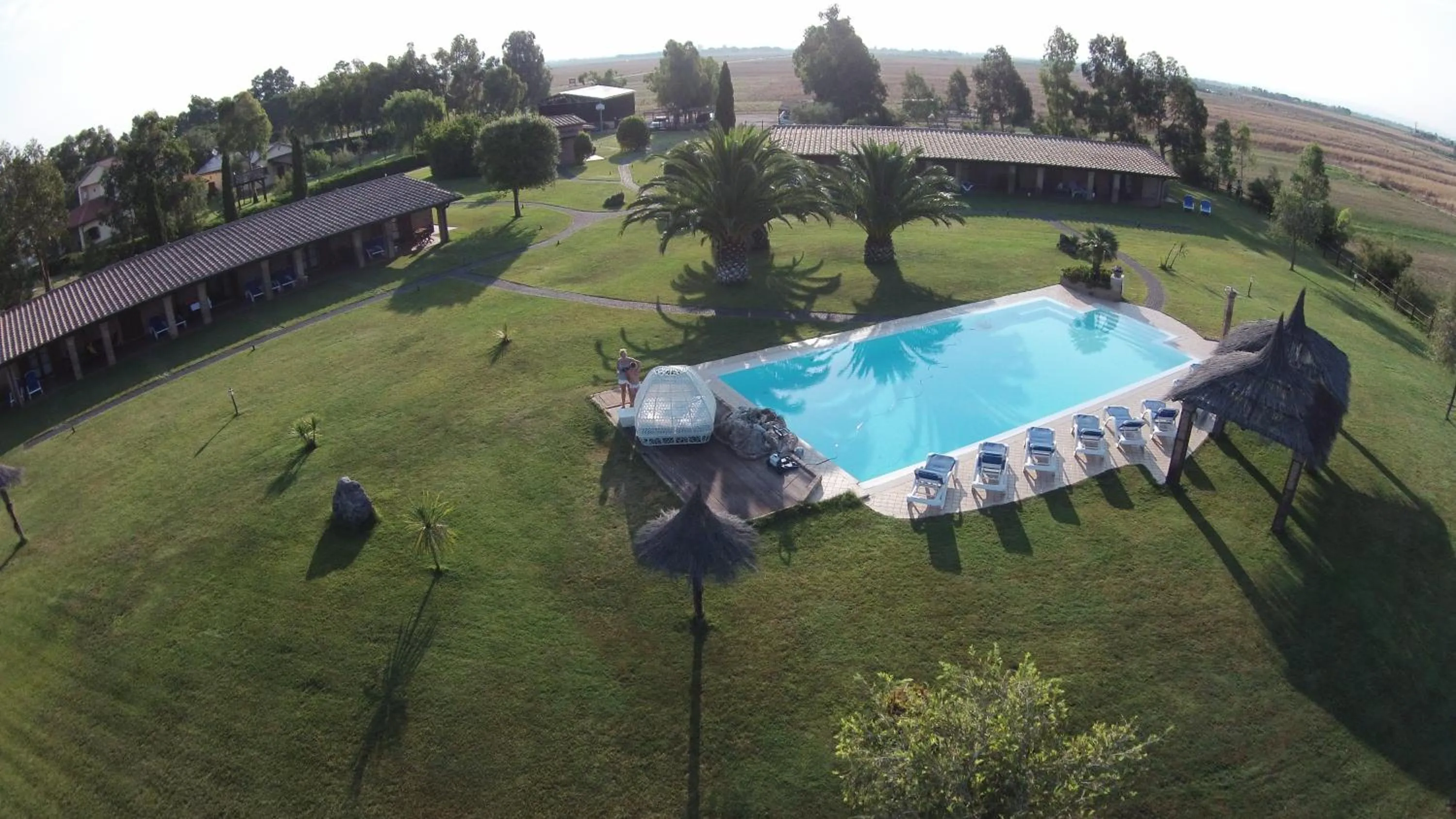 Bird's eye view in Tenuta dei Principi