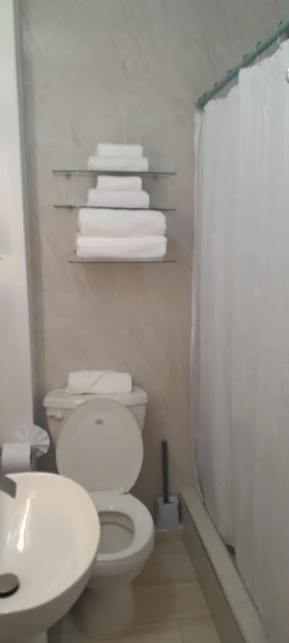 Toilet in Deluxe SandCastles Condos