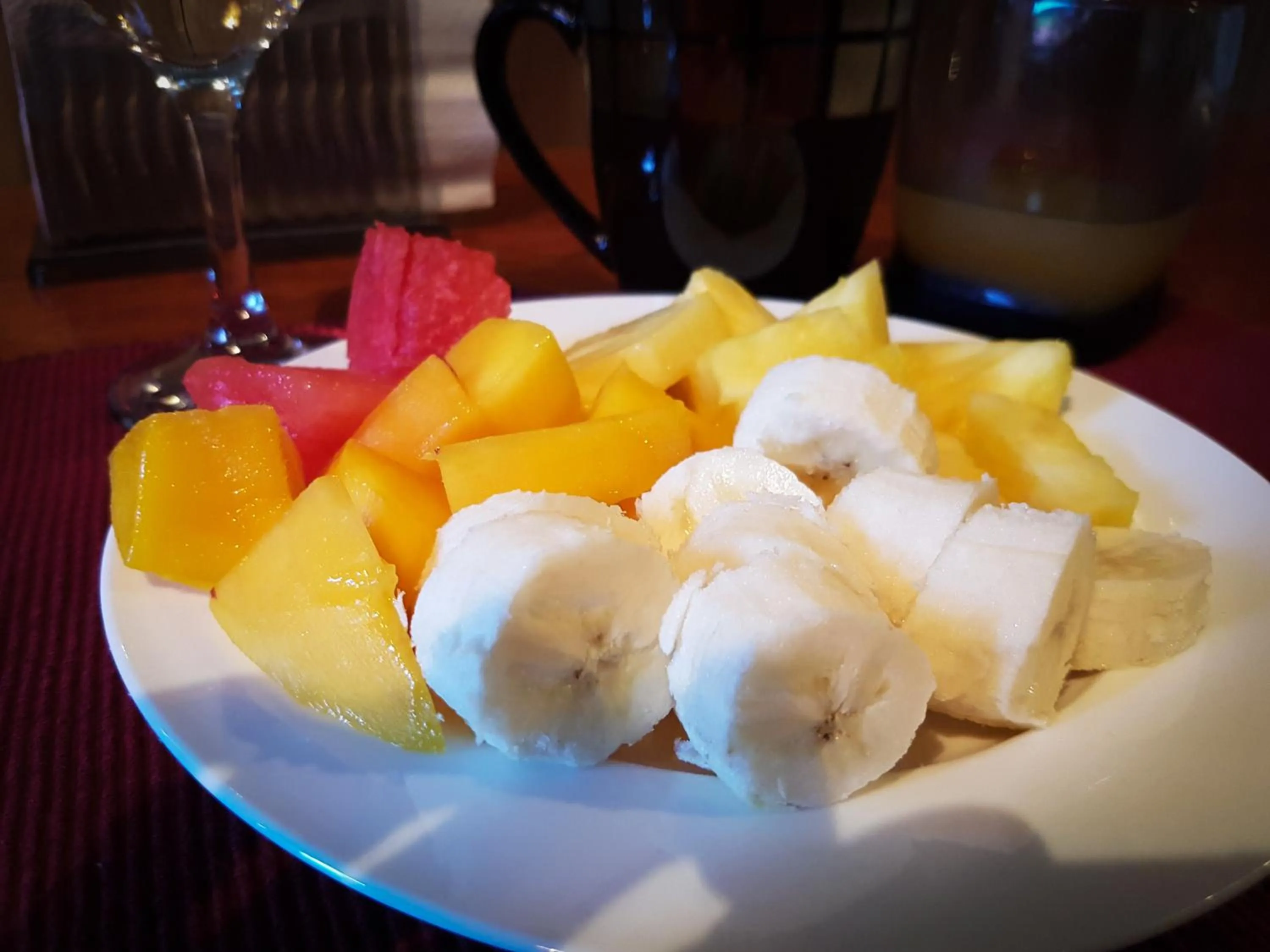 American breakfast in Greemount Hotel