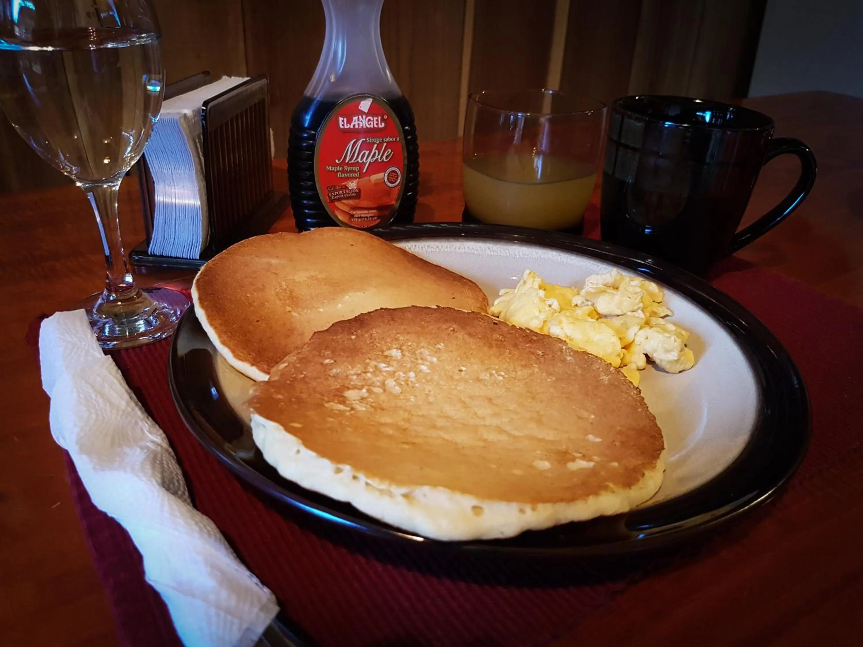 American breakfast in Greemount Hotel