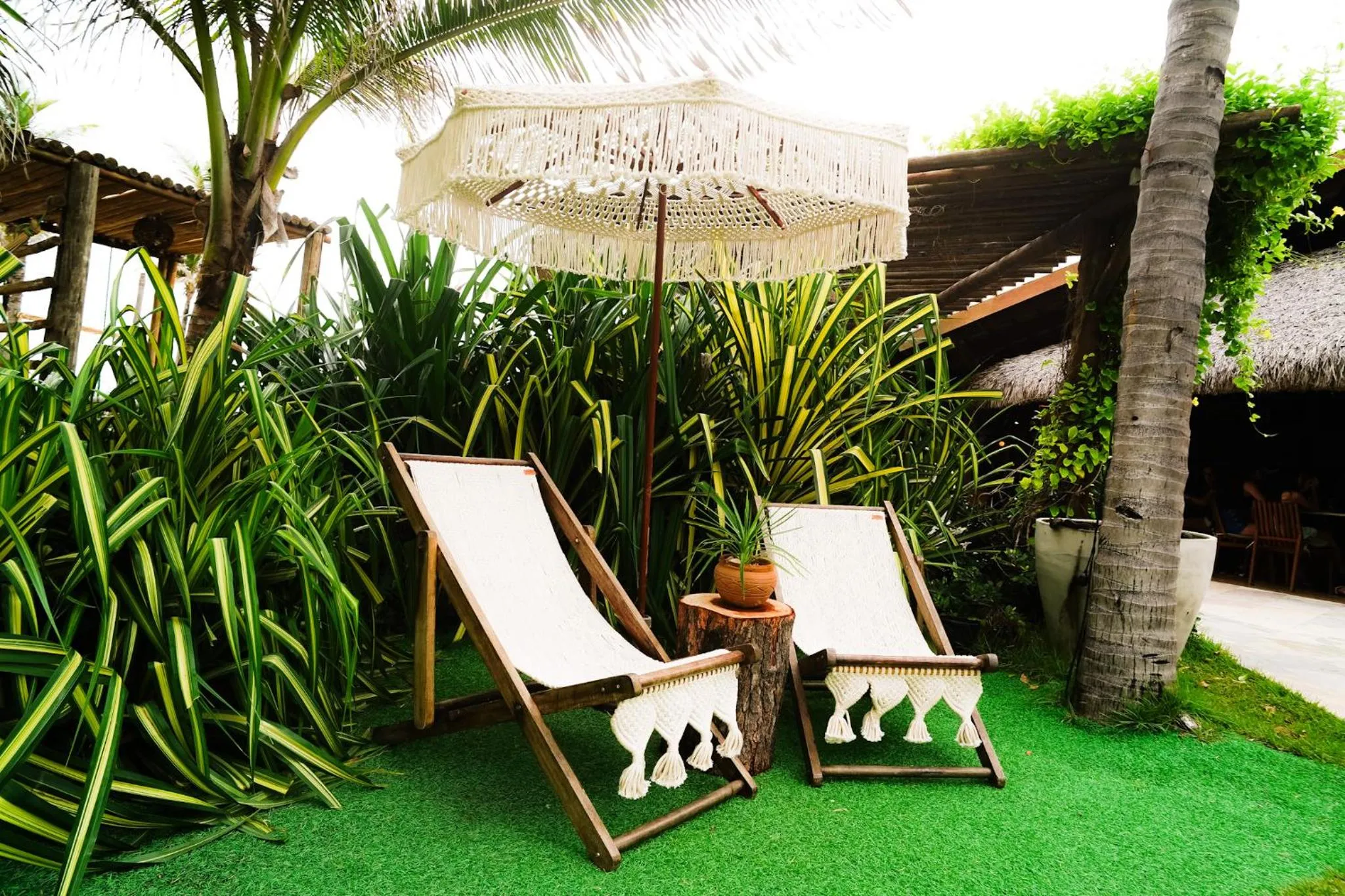 sunbed in Hotel Varandas Beach