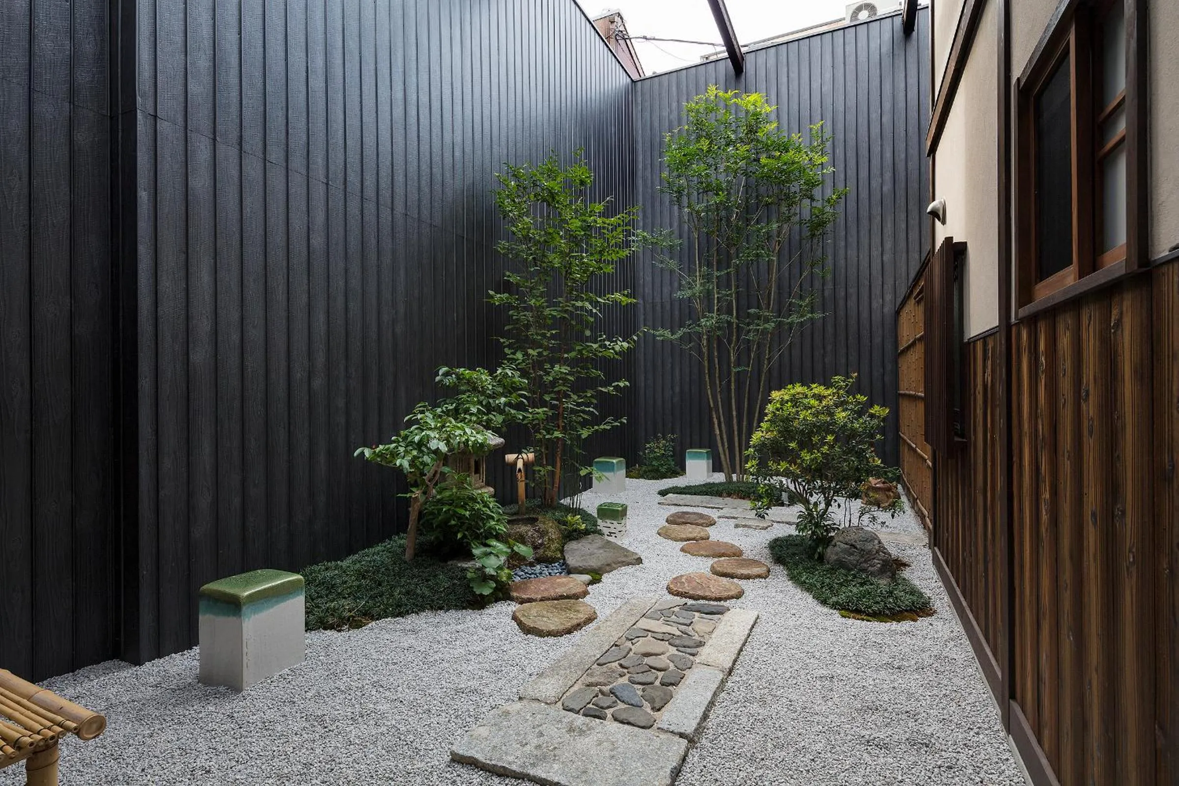 Garden in Garaku an Machiya House