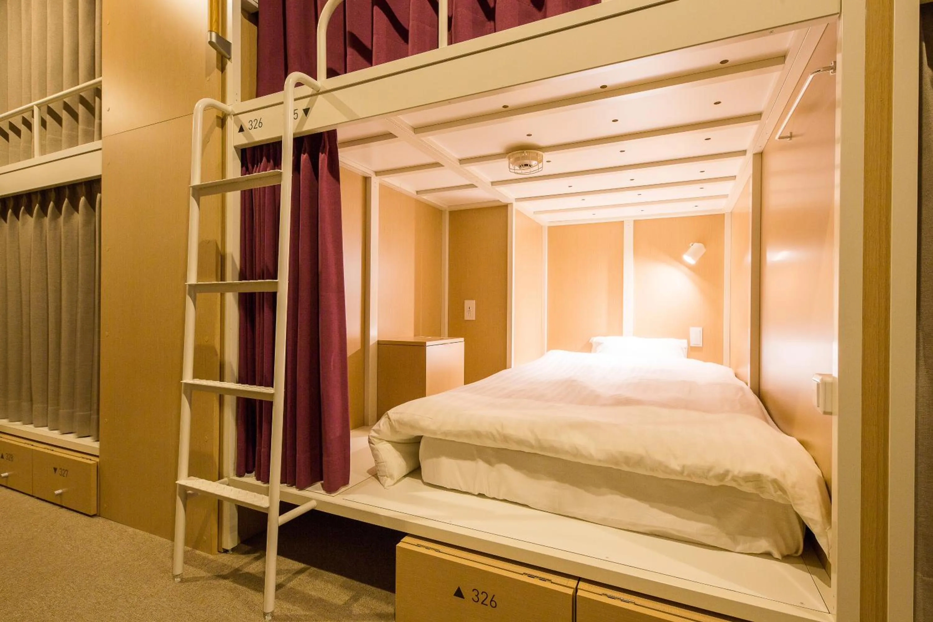Photo of the whole room, Bunk Bed in Grids Sapporo Hotel&Hostel