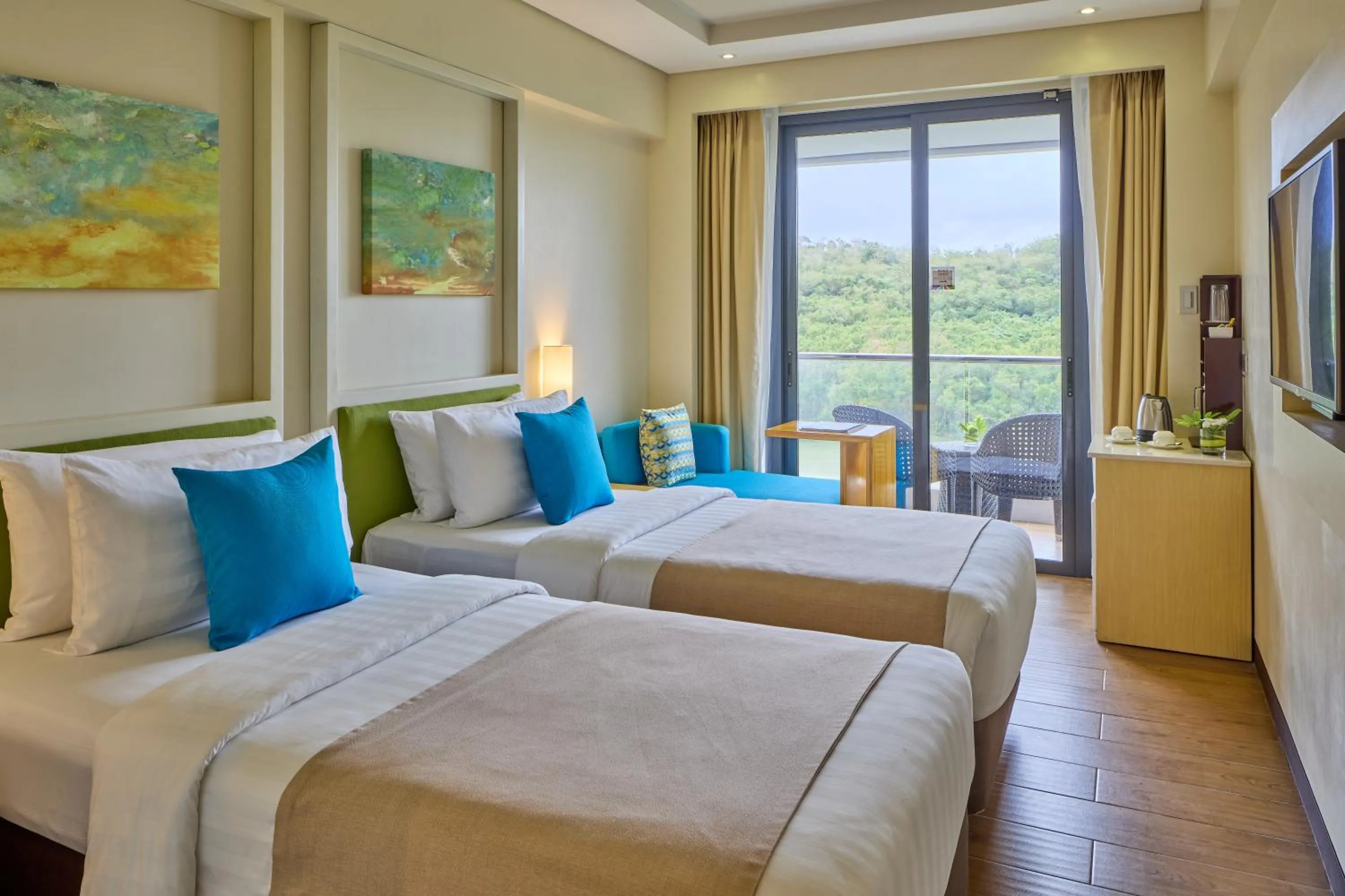 Bedroom, Bed in Savoy Hotel Boracay near Newcoast Beach