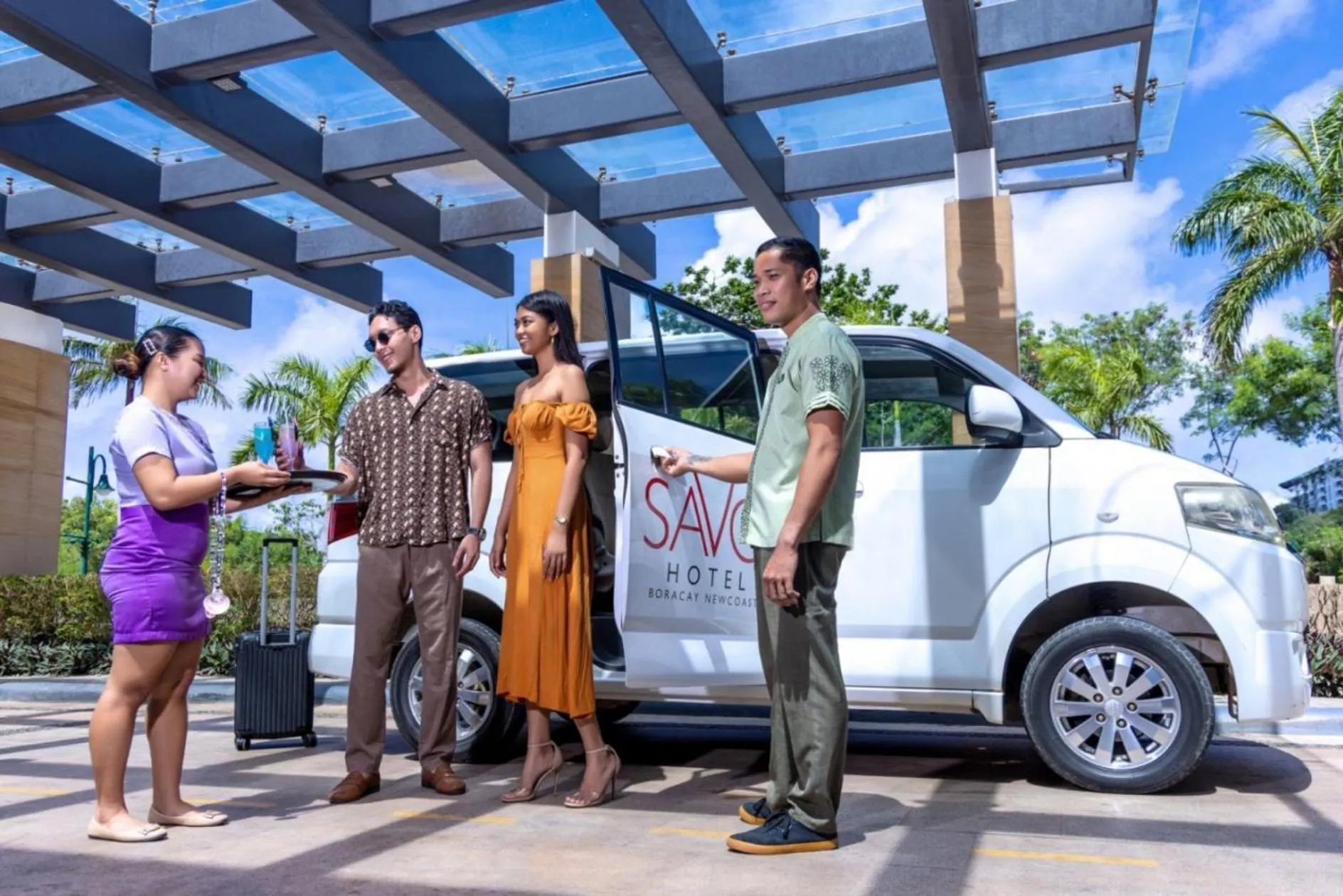 shuttle in Savoy Hotel Boracay near Newcoast Beach