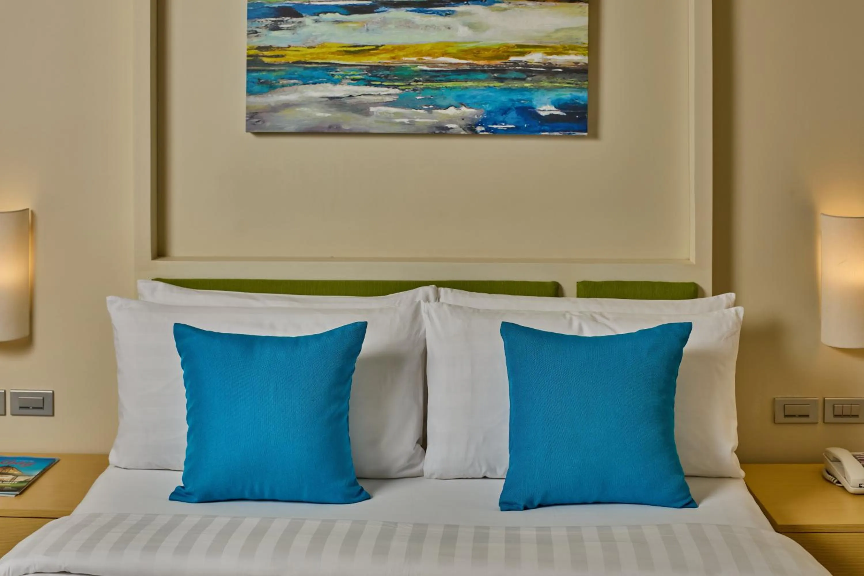 Bed in Savoy Hotel Boracay near Newcoast Beach