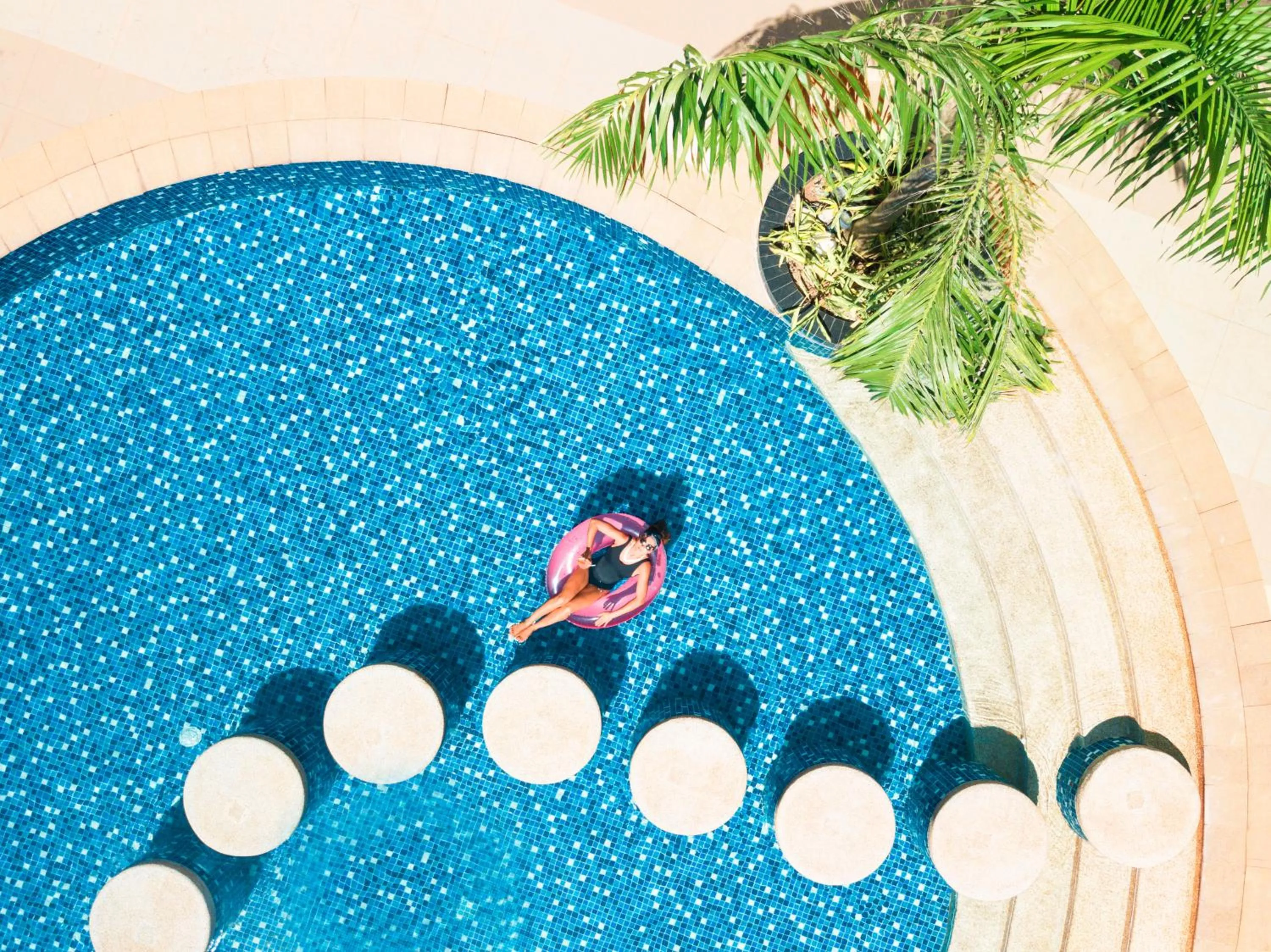 Pool view in Savoy Hotel Boracay near Newcoast Beach