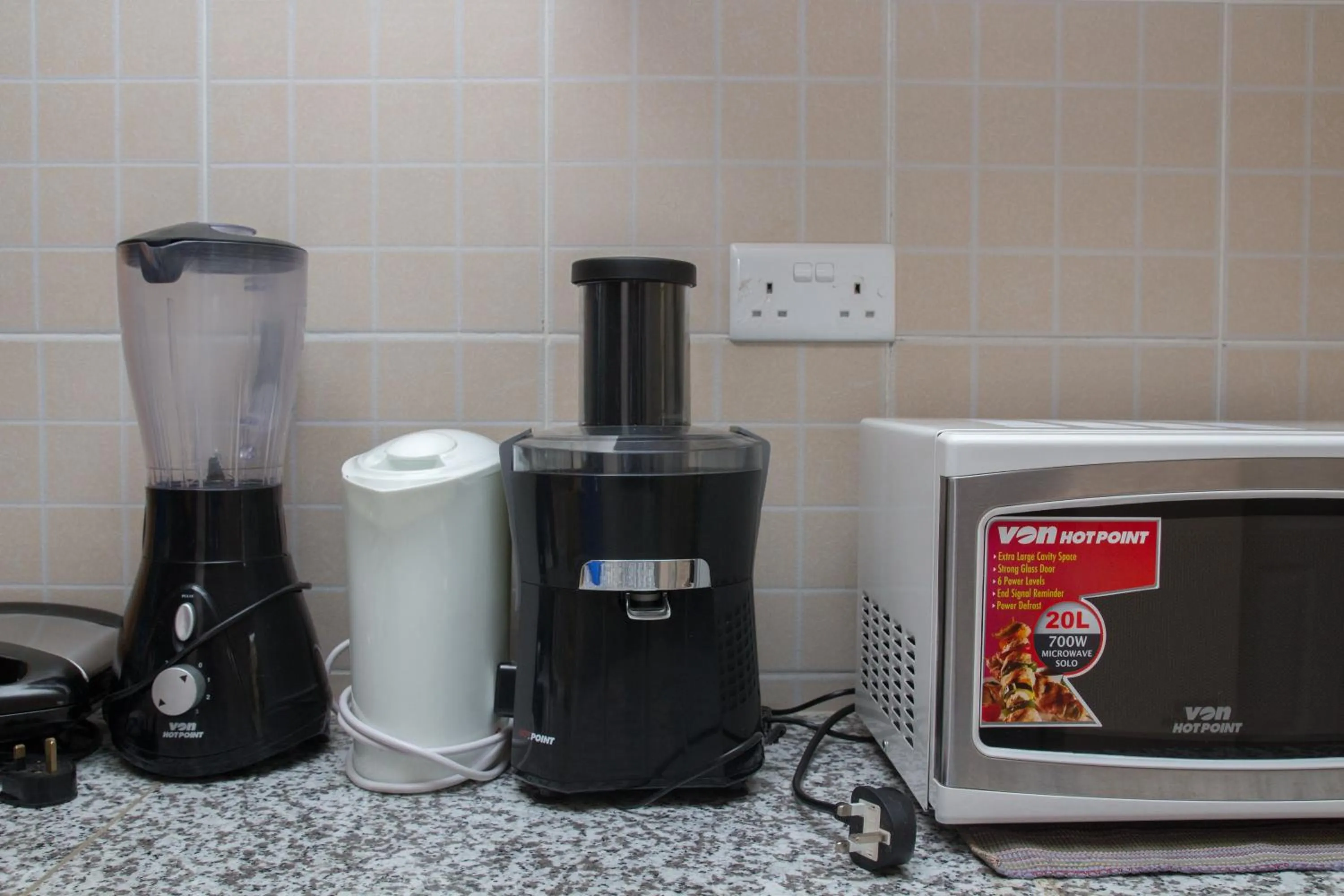 Communal kitchen in Nairobi Airport Apartments
