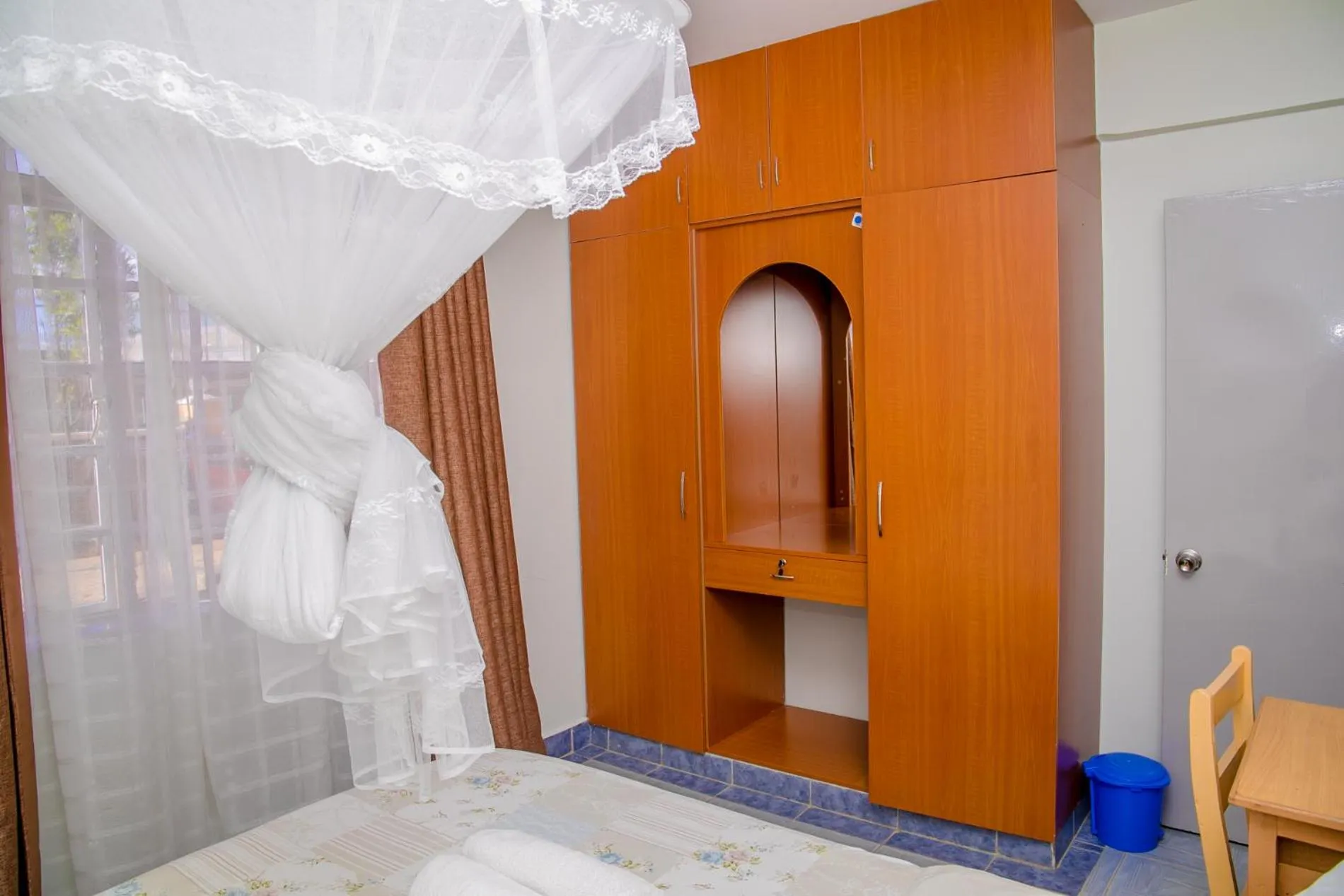 Bed in Nairobi Airport Apartments