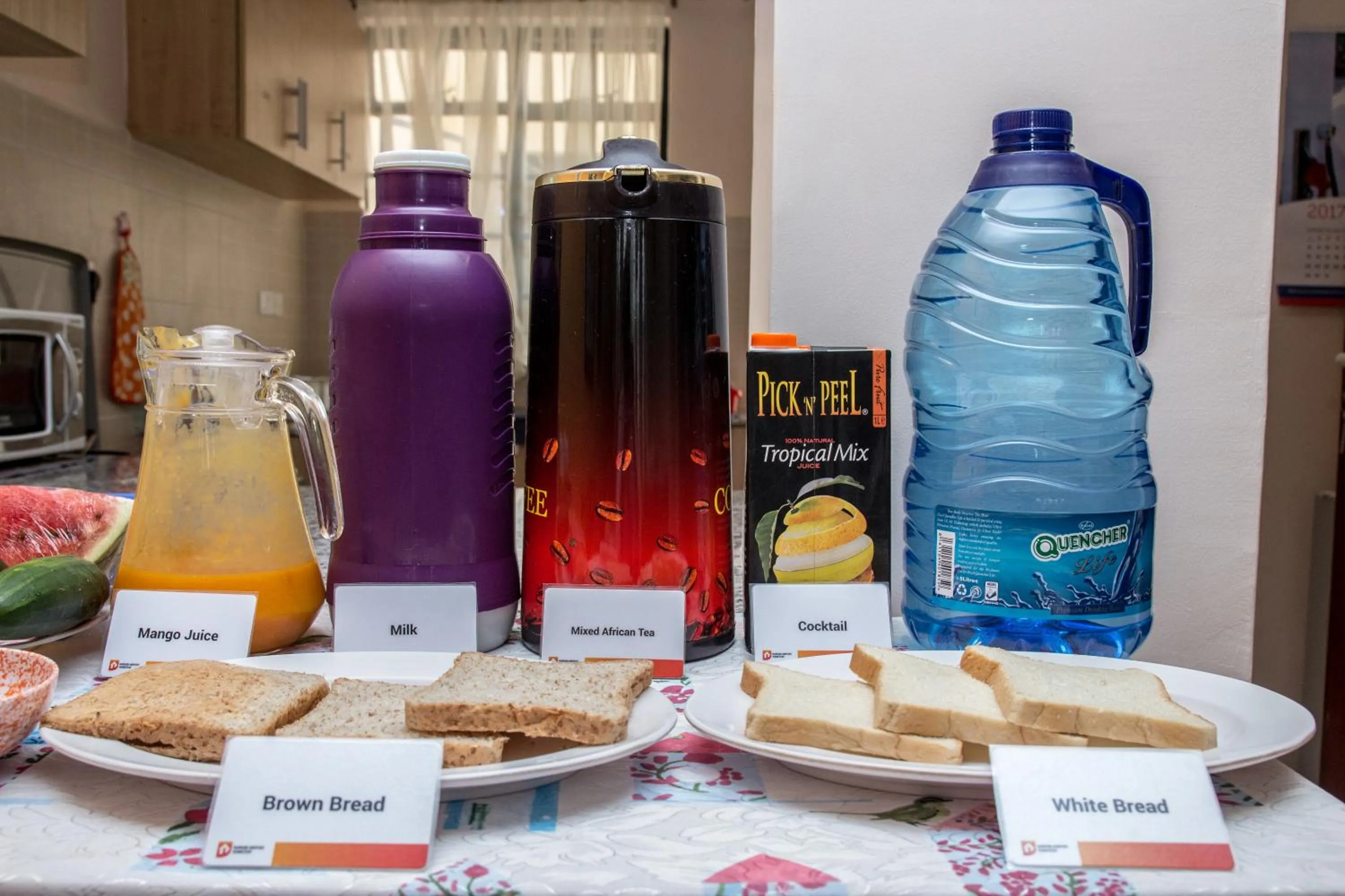 English/Irish breakfast in Nairobi Airport Apartments