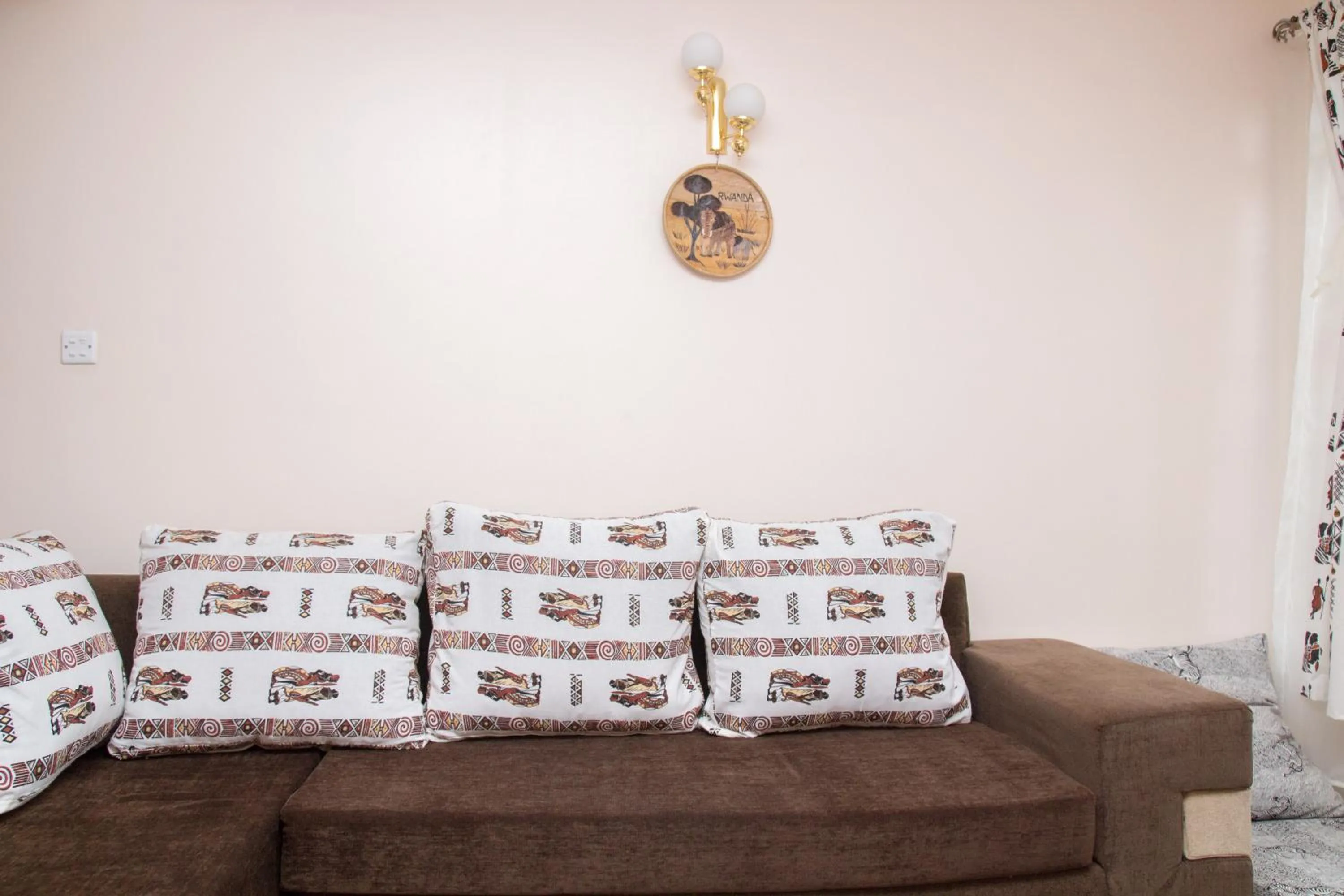 Living room in Nairobi Airport Apartments