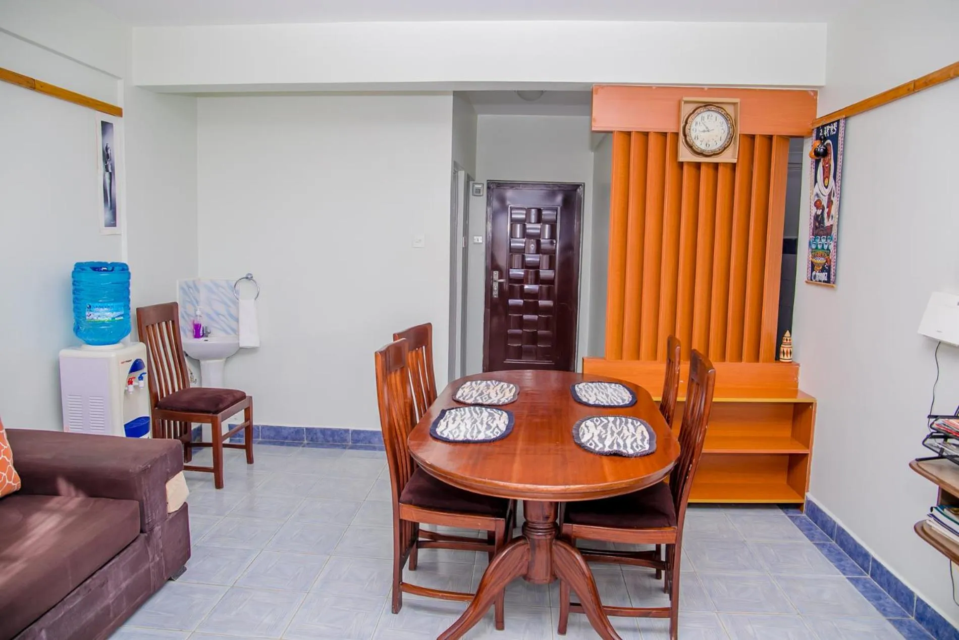 Living room in Nairobi Airport Apartments