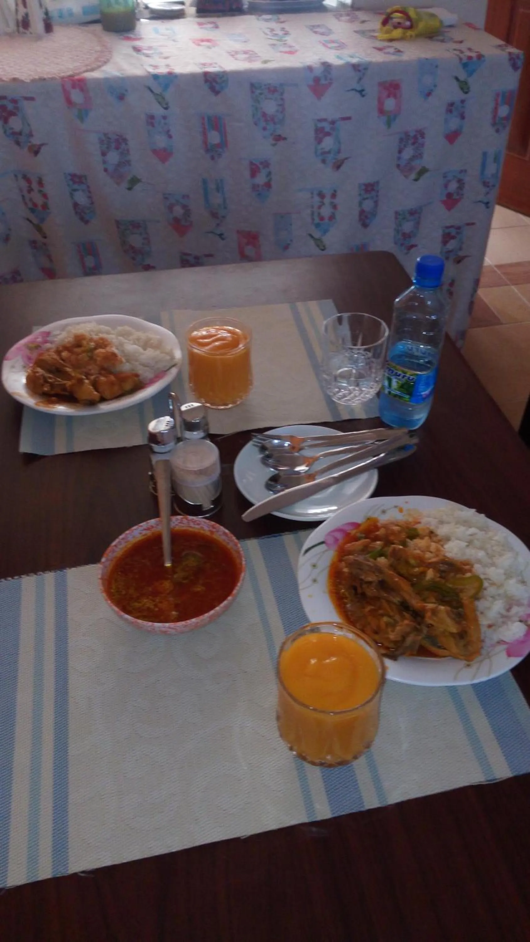 Dinner in Nairobi Airport Apartments