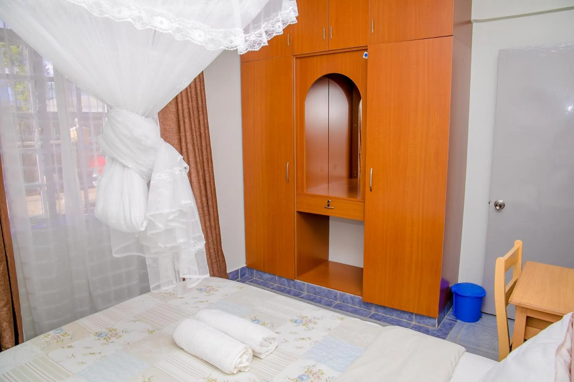 Bedroom in Nairobi Airport Apartments