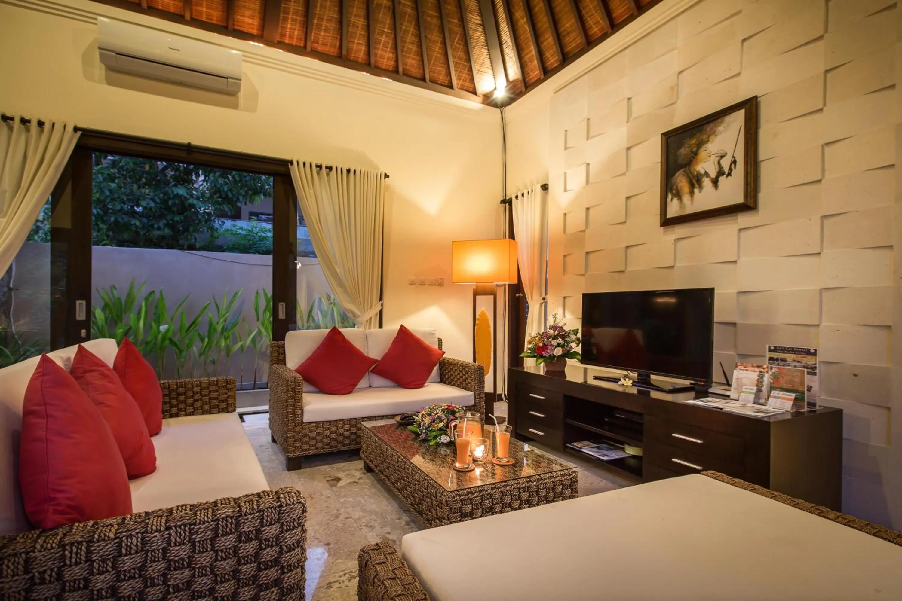 Communal lounge/ TV room, Bed in The Reika Villas by Nagisa Bali