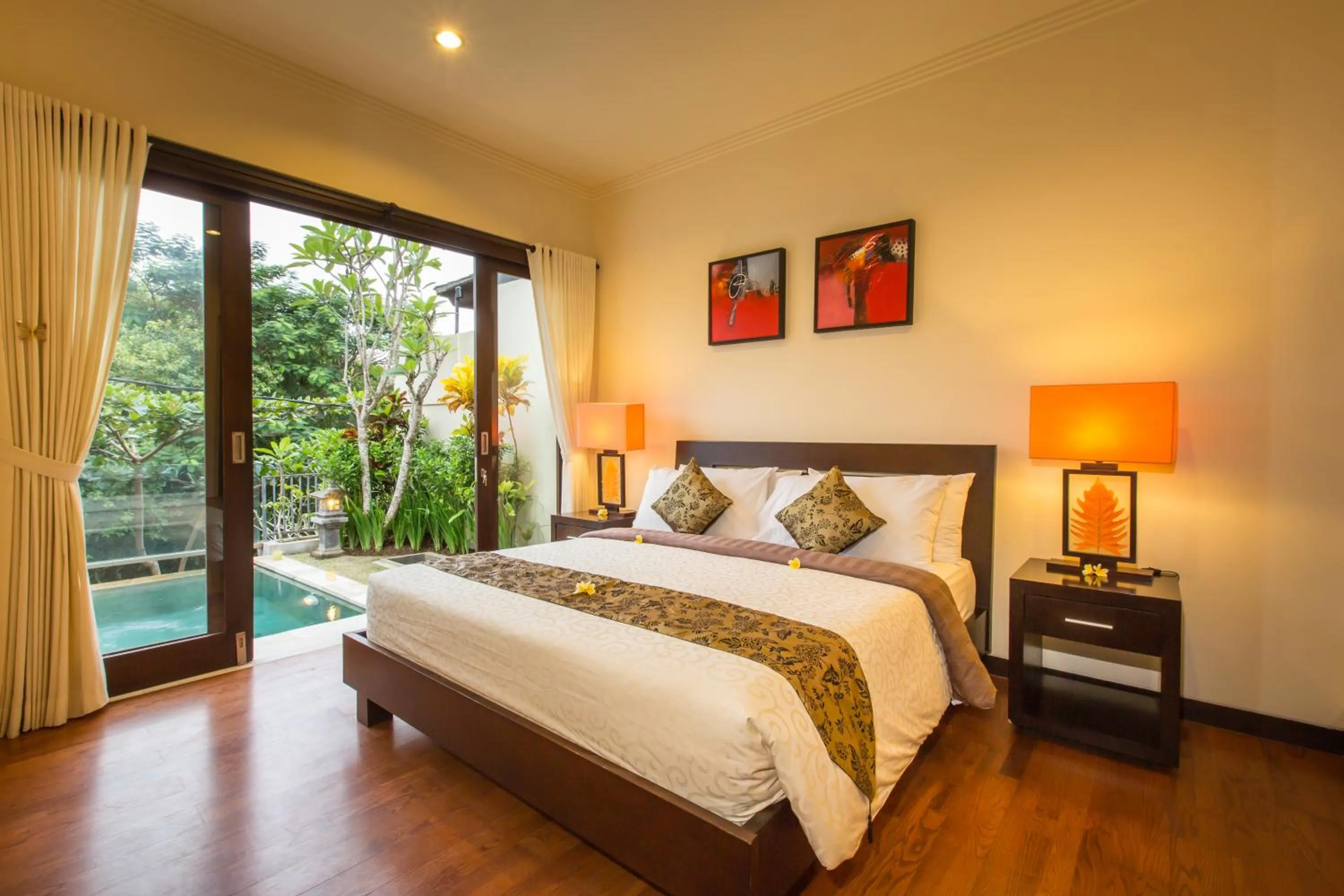 Photo of the whole room, Bed in The Reika Villas by Nagisa Bali
