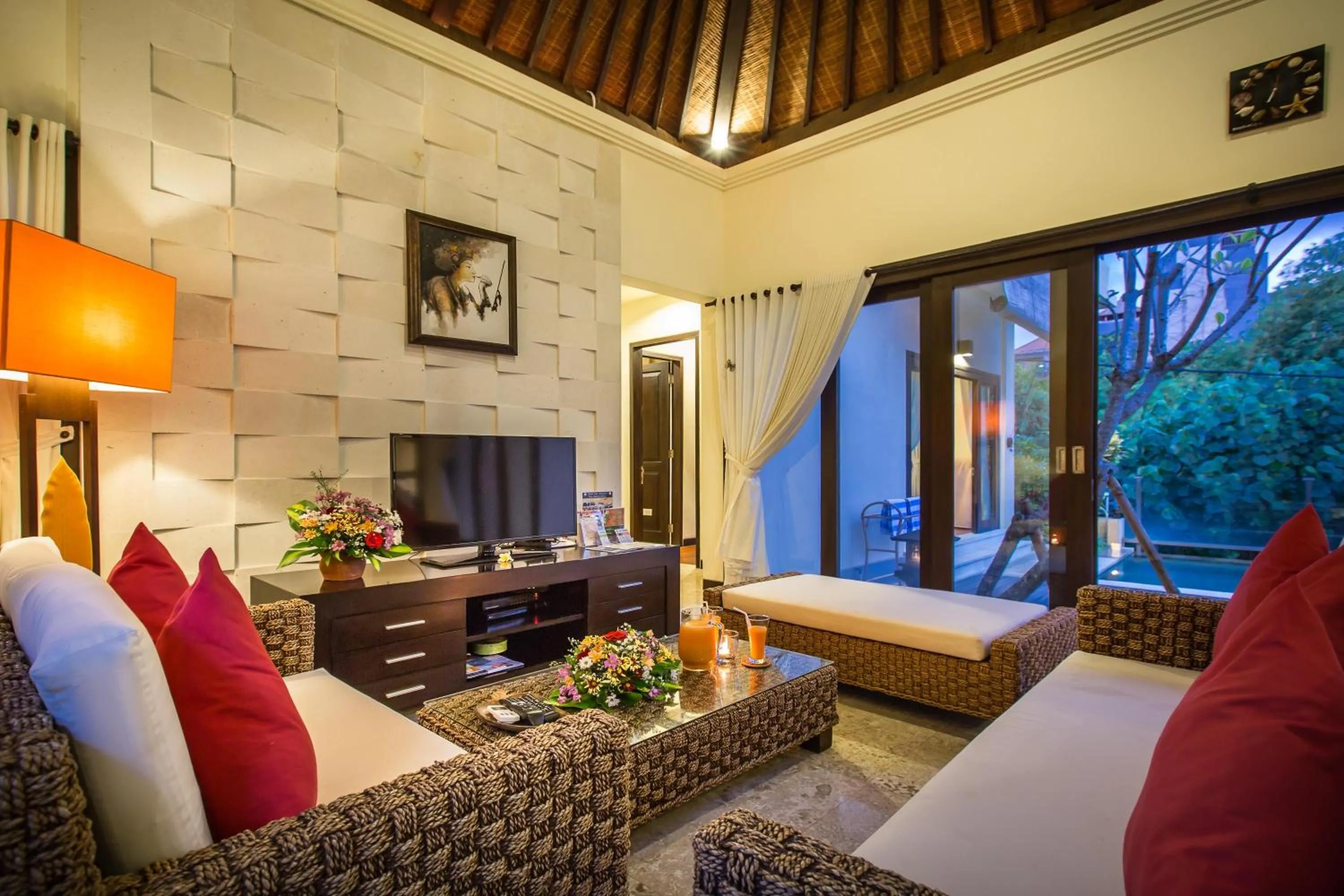 Living room in The Reika Villas by Nagisa Bali