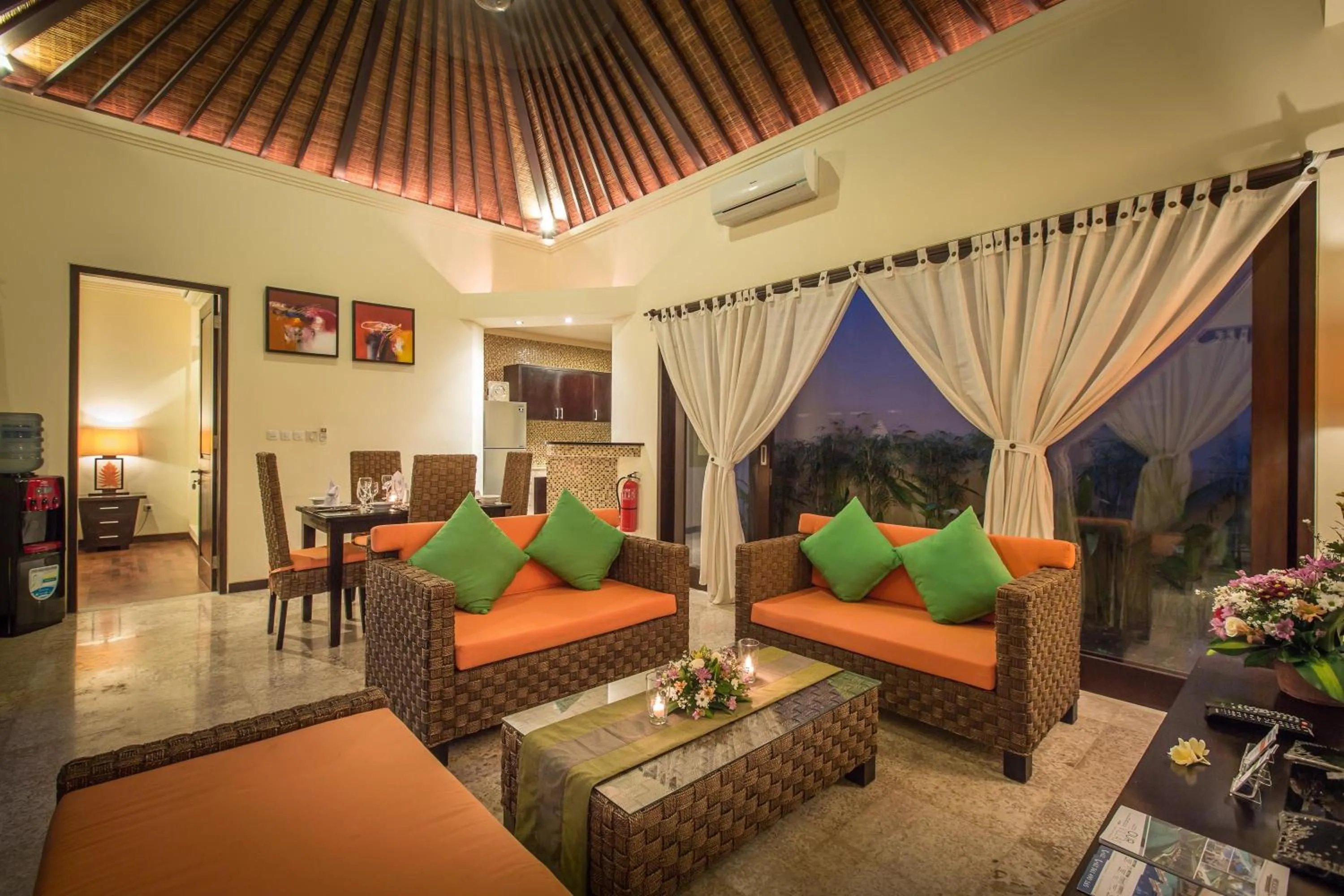 Living room in The Reika Villas by Nagisa Bali