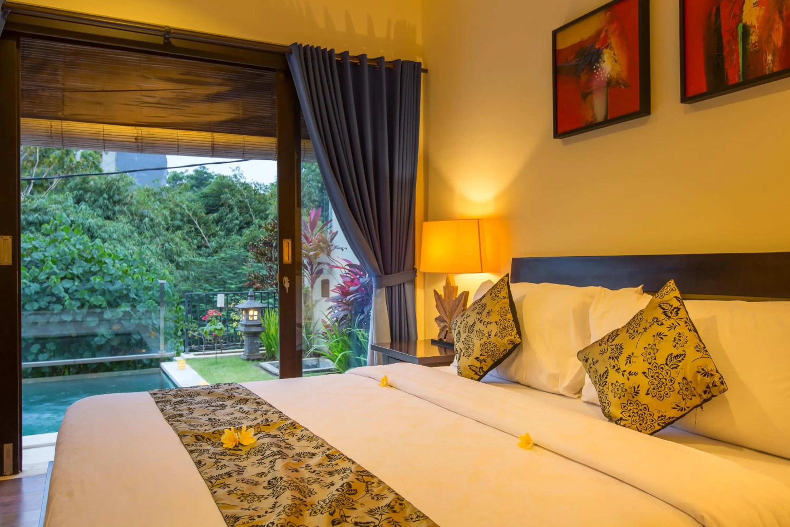 Bed in The Reika Villas by Nagisa Bali