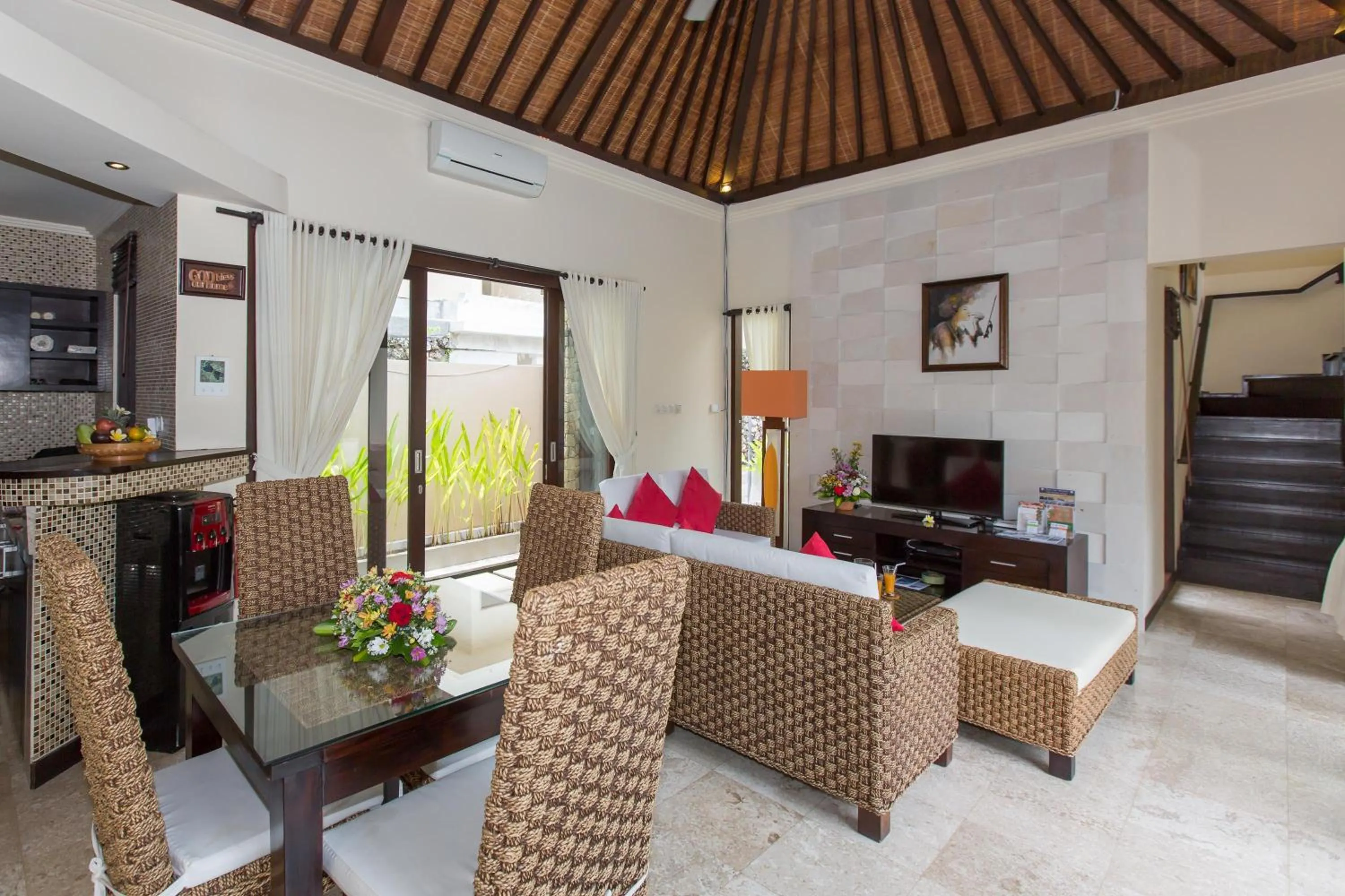 Living room in The Reika Villas by Nagisa Bali