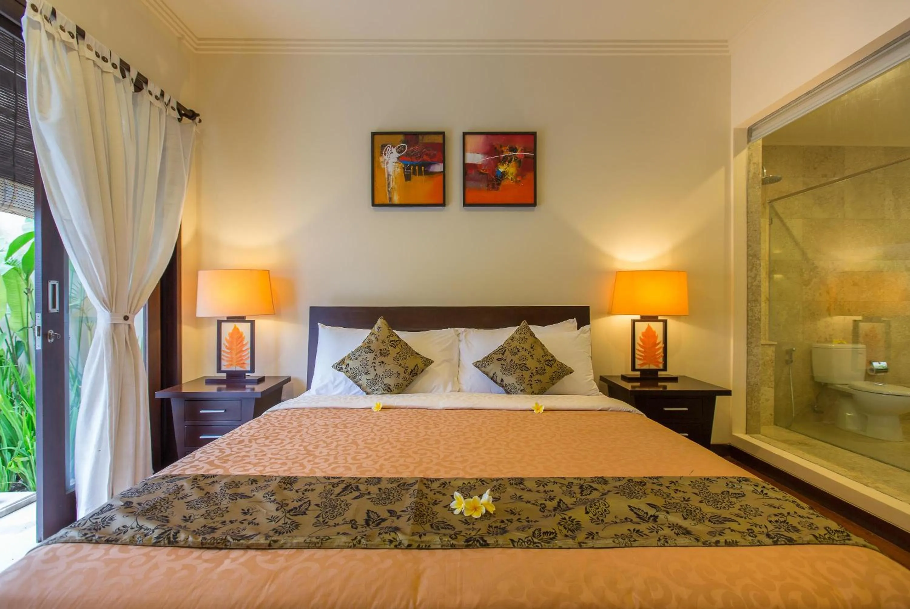 Bed in The Reika Villas by Nagisa Bali