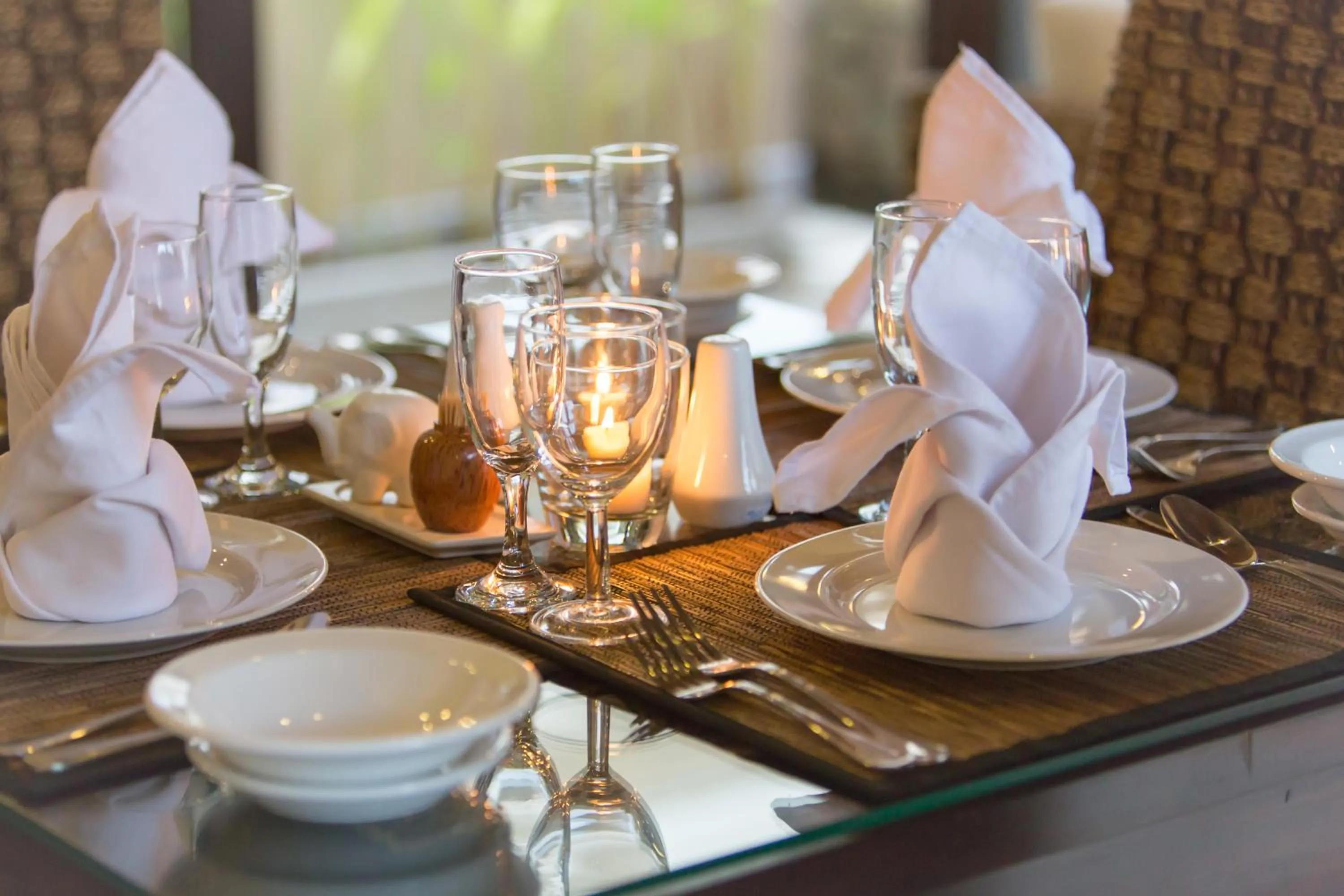 Dining area in The Reika Villas by Nagisa Bali