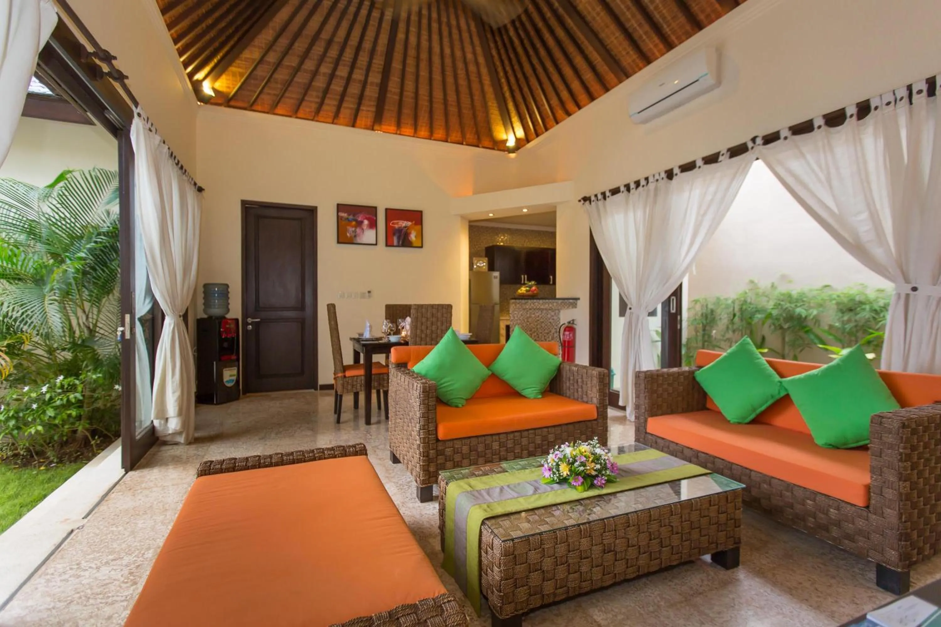 Living room in The Reika Villas by Nagisa Bali