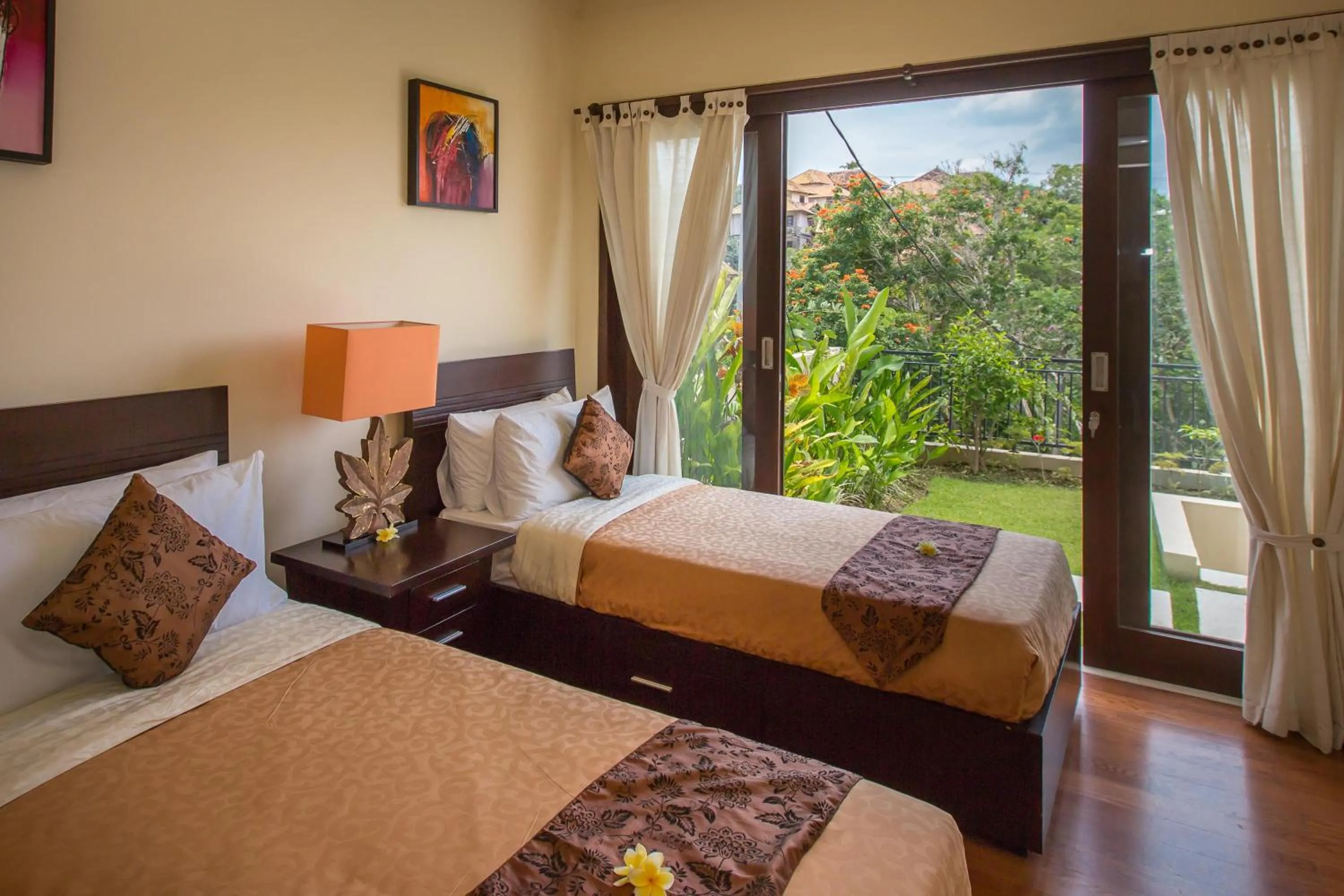 Bed in The Reika Villas by Nagisa Bali