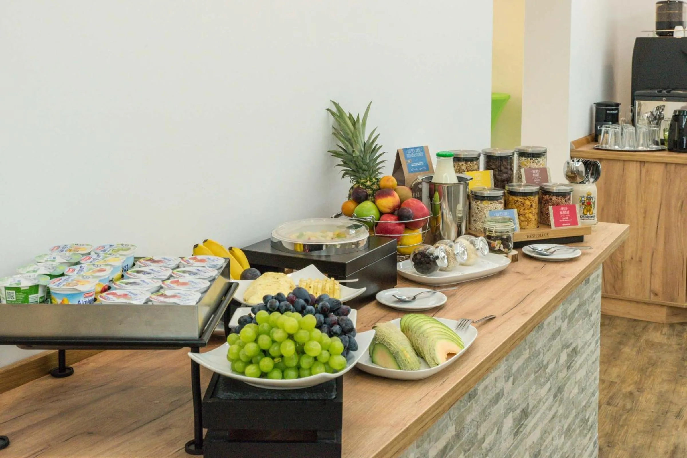 Buffet breakfast in Maiers Hotel Parsberg