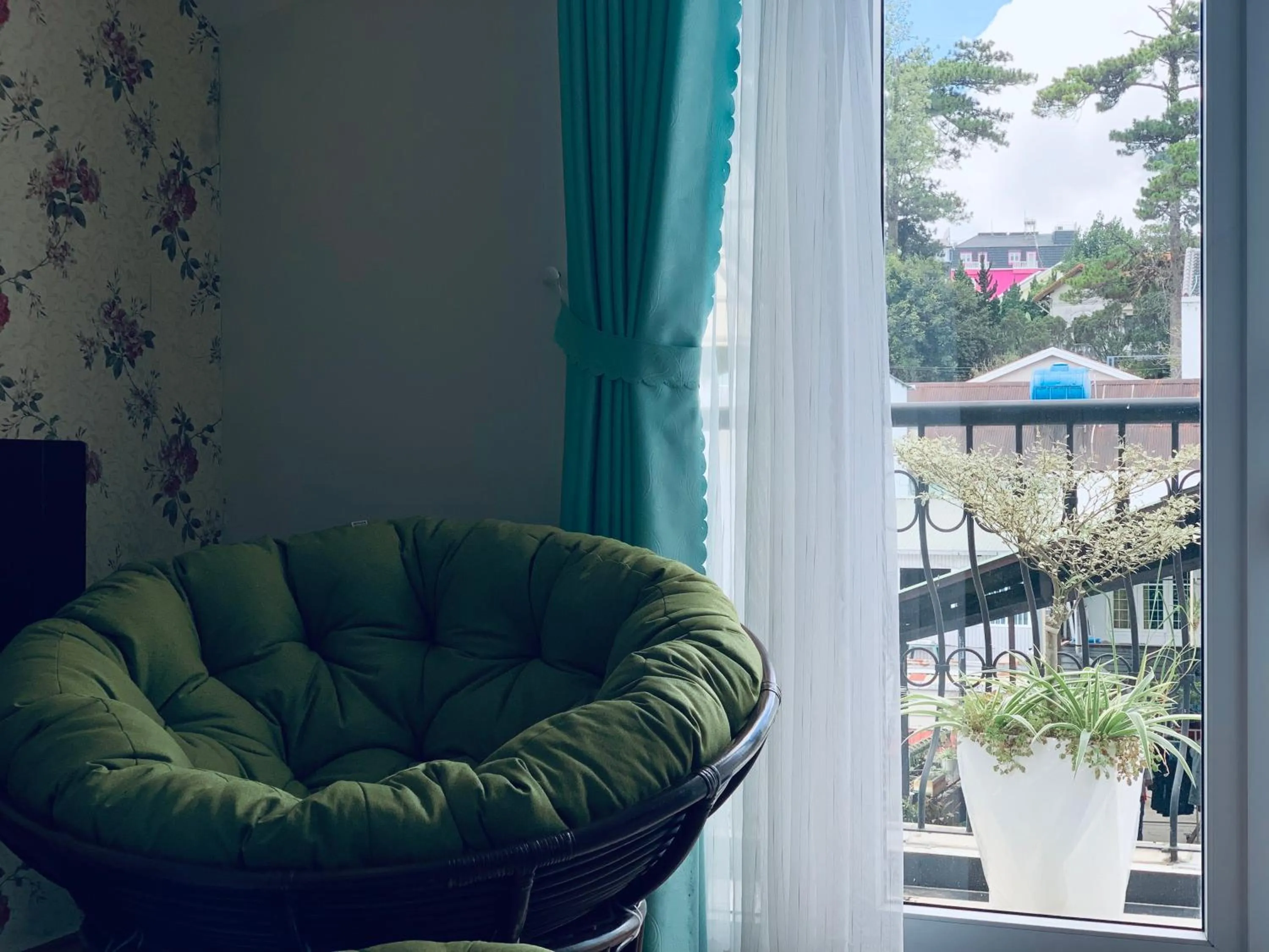 Balcony/Terrace in Dalat Eco Hotel