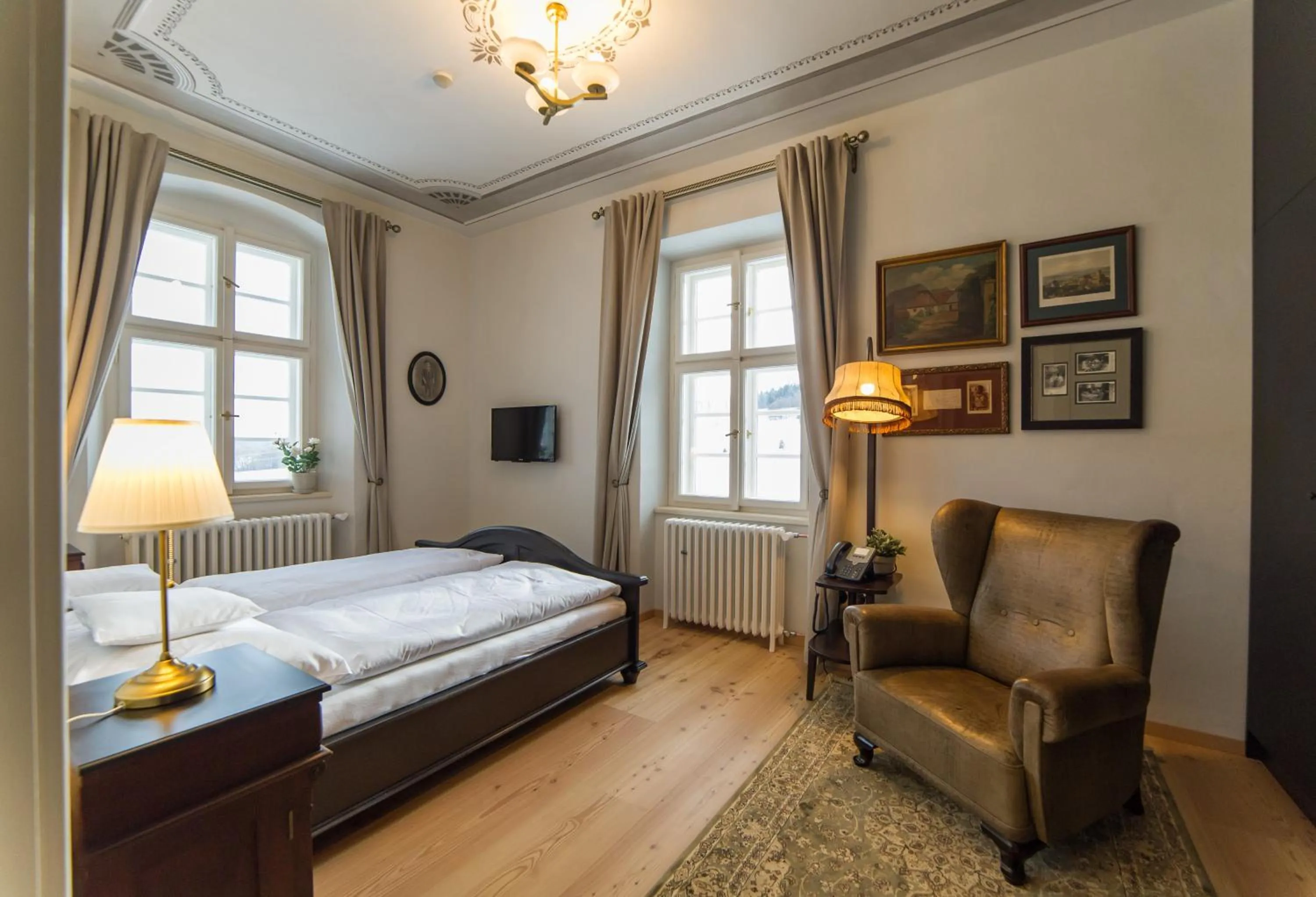 Decorative detail, Bed in Aparthotel & Wellness Knížecí cesta