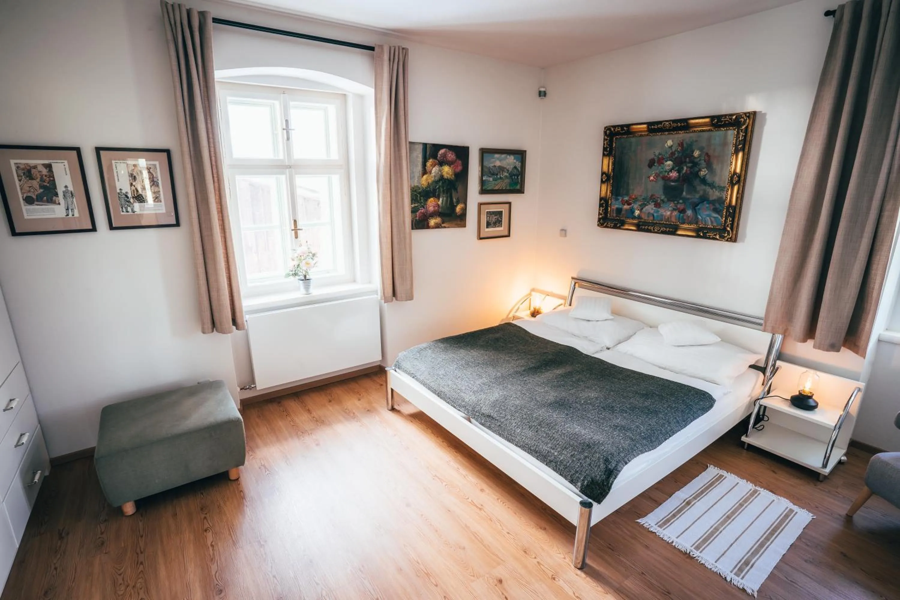 Bedroom, Bed in Aparthotel & Wellness Knížecí cesta