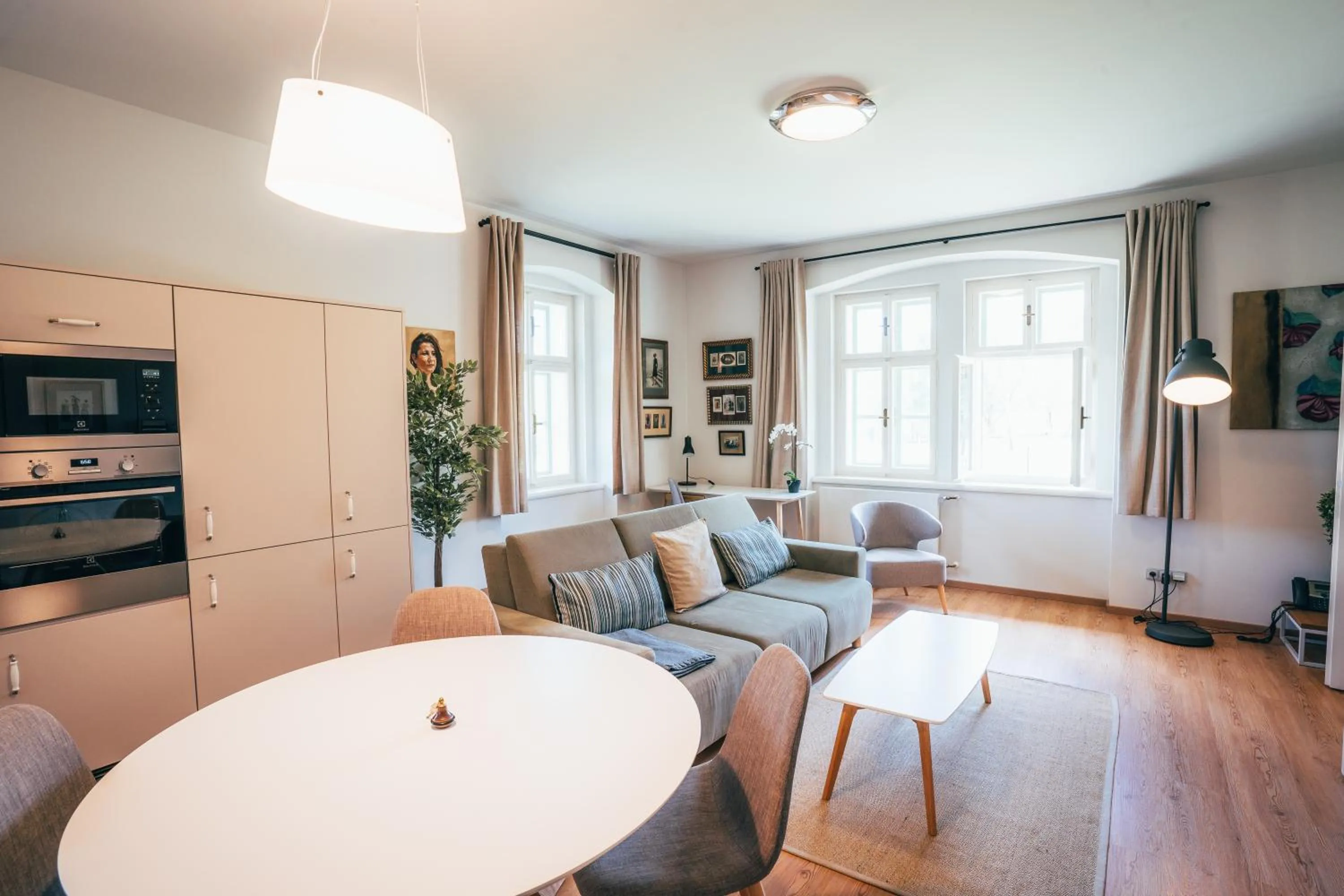 Living room in Aparthotel & Wellness Knížecí cesta