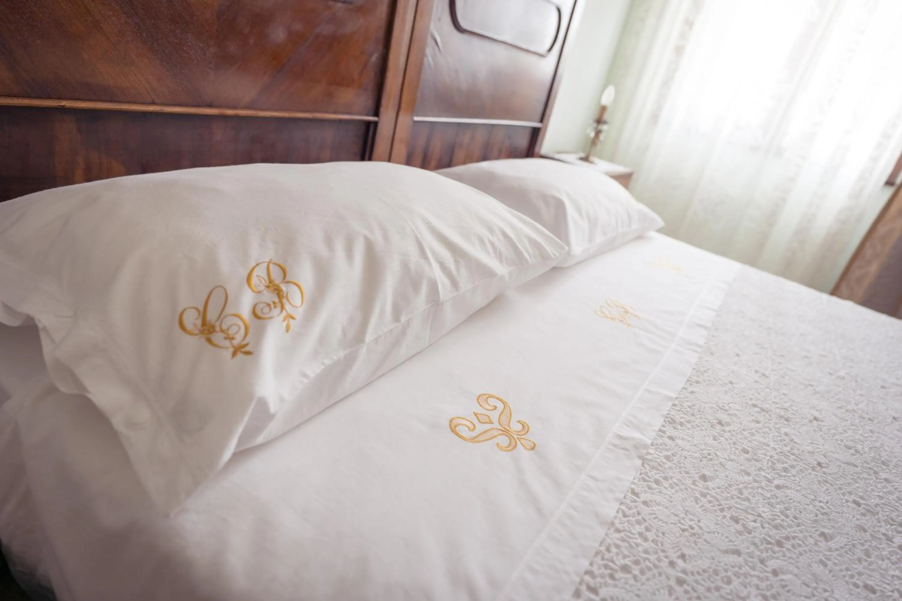 Bed in AgriB&B Corte Burchio