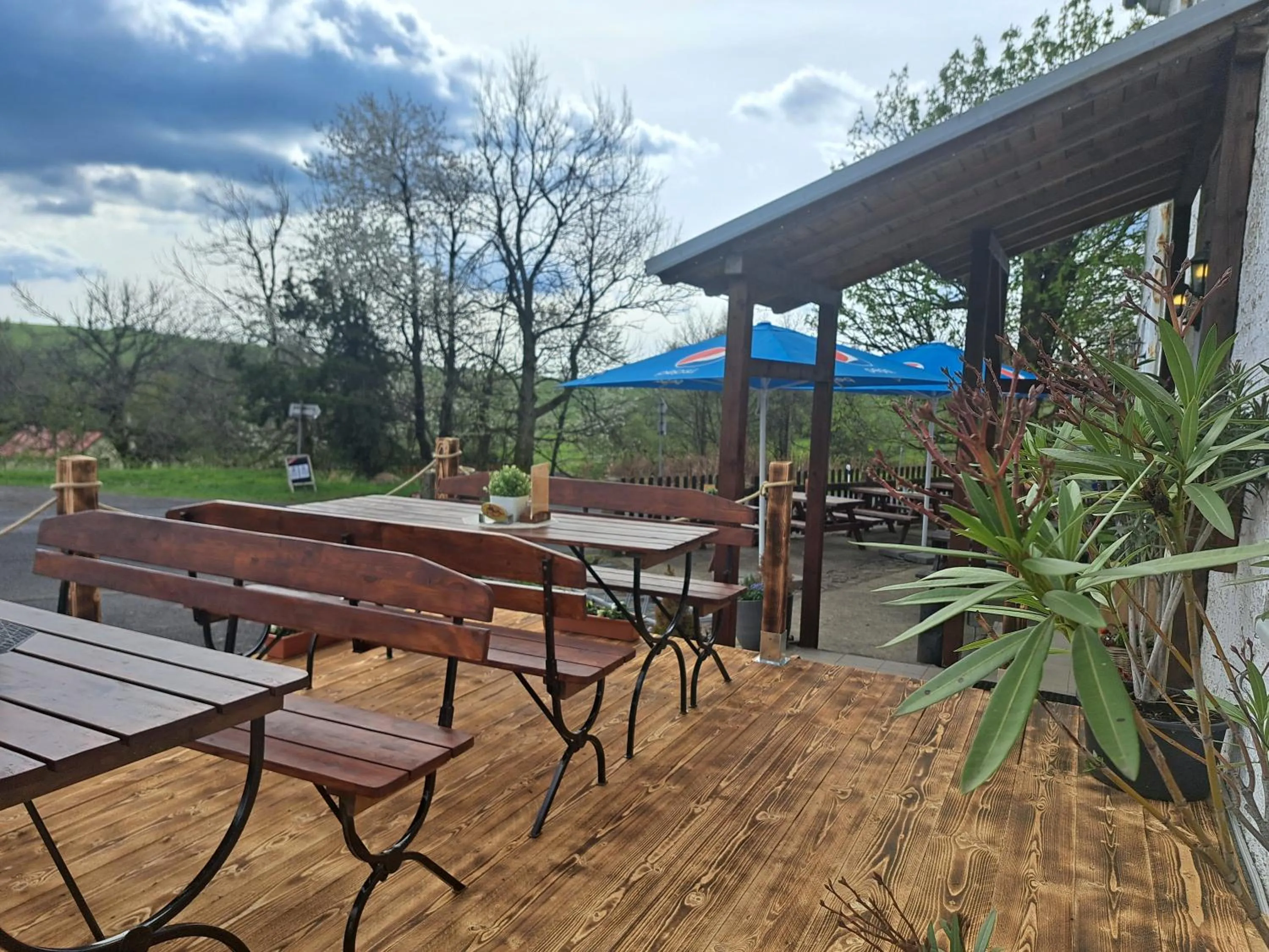 Balcony/Terrace in Pension U Johnů