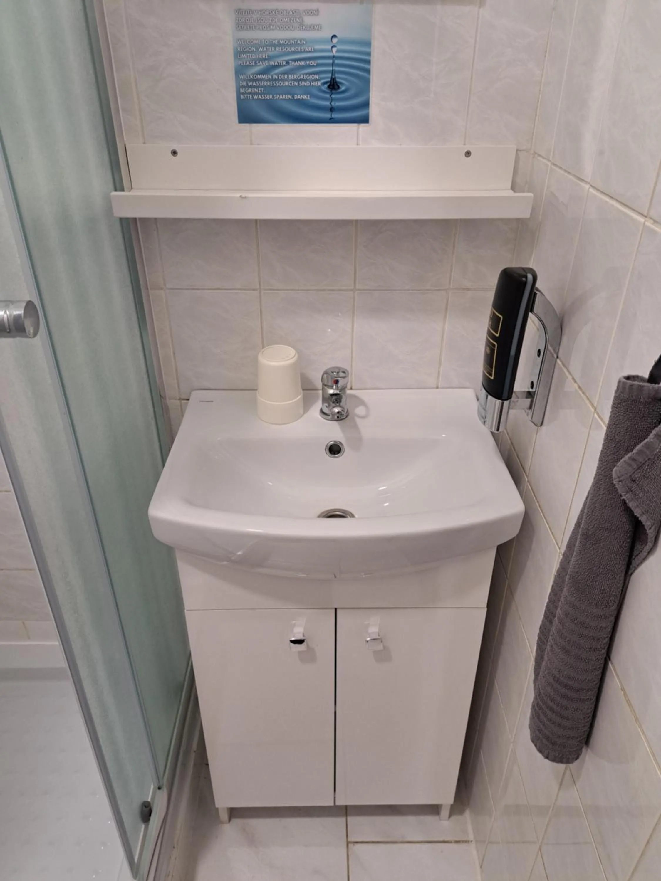 Bathroom in Pension U Johnů