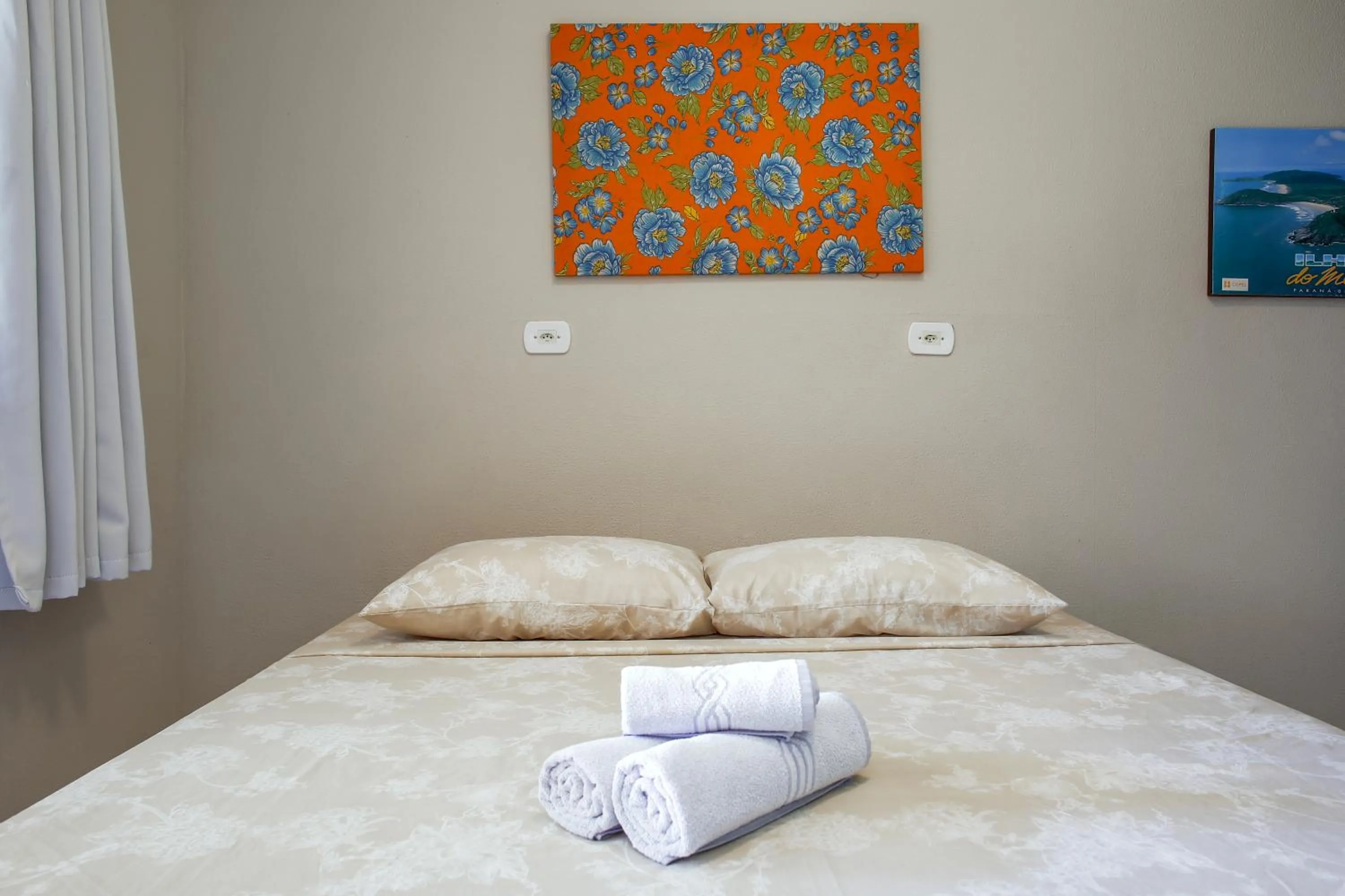 Bed in Pousada Plancton