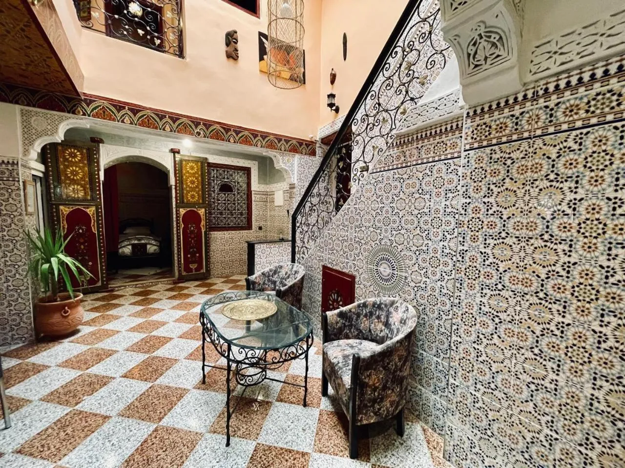 Living room in la Kasbah salam