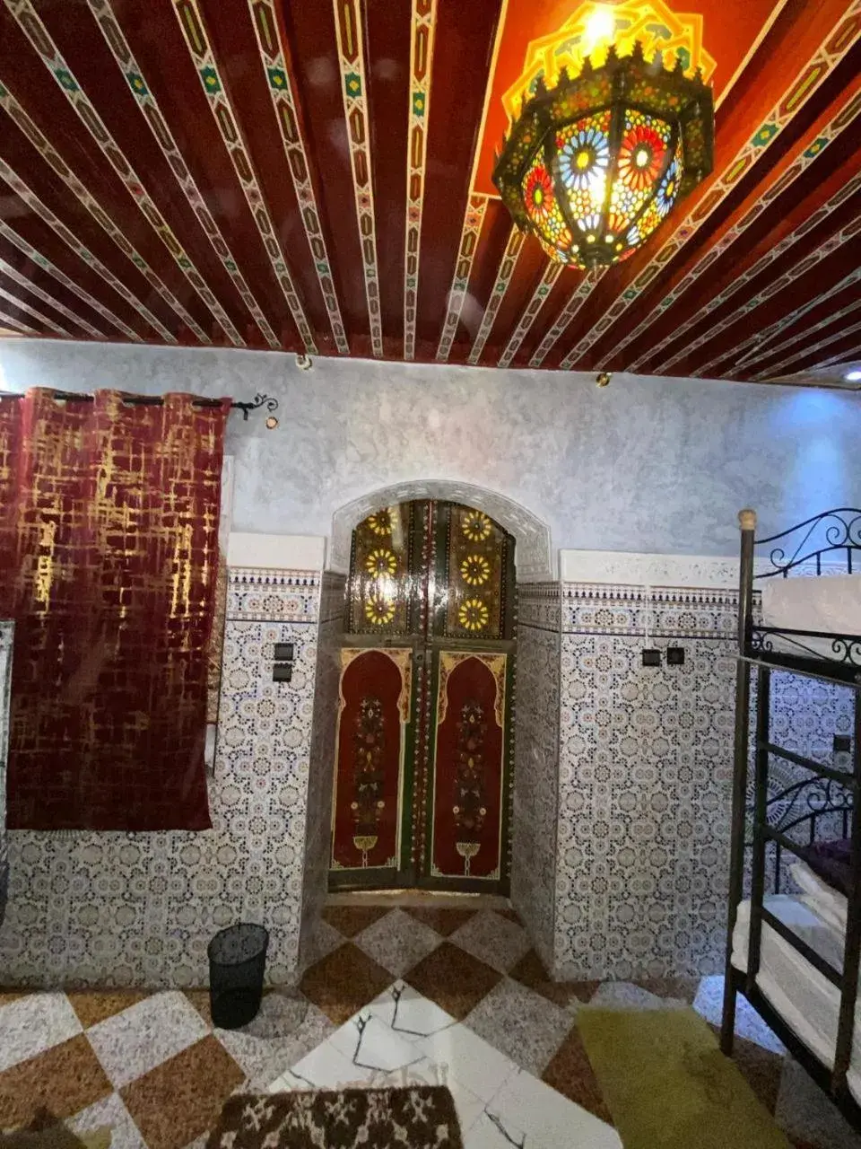 Single Bed in Male Dormitory Room in la Kasbah salam Single Bed in Male Dormitory Room in la Kasbah salam