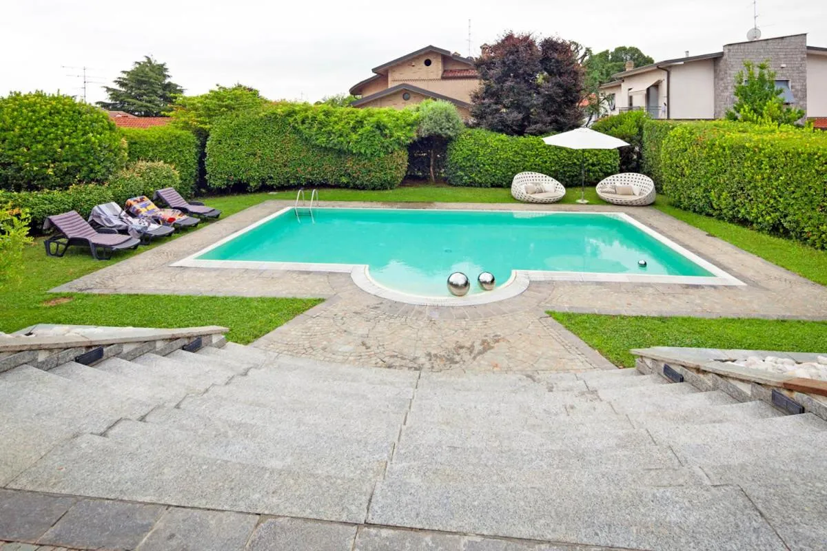 Garden view in Arosio Hotel