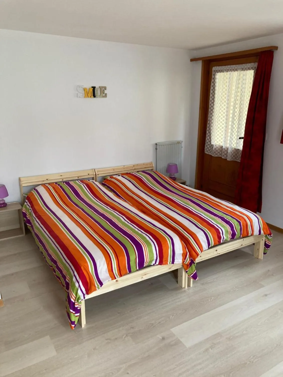 Bed in Hôtel du Gd-St-Bernard