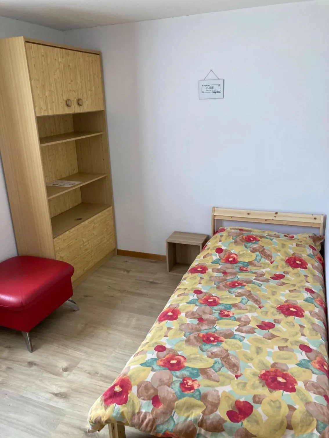 Bed in Hôtel du Gd-St-Bernard