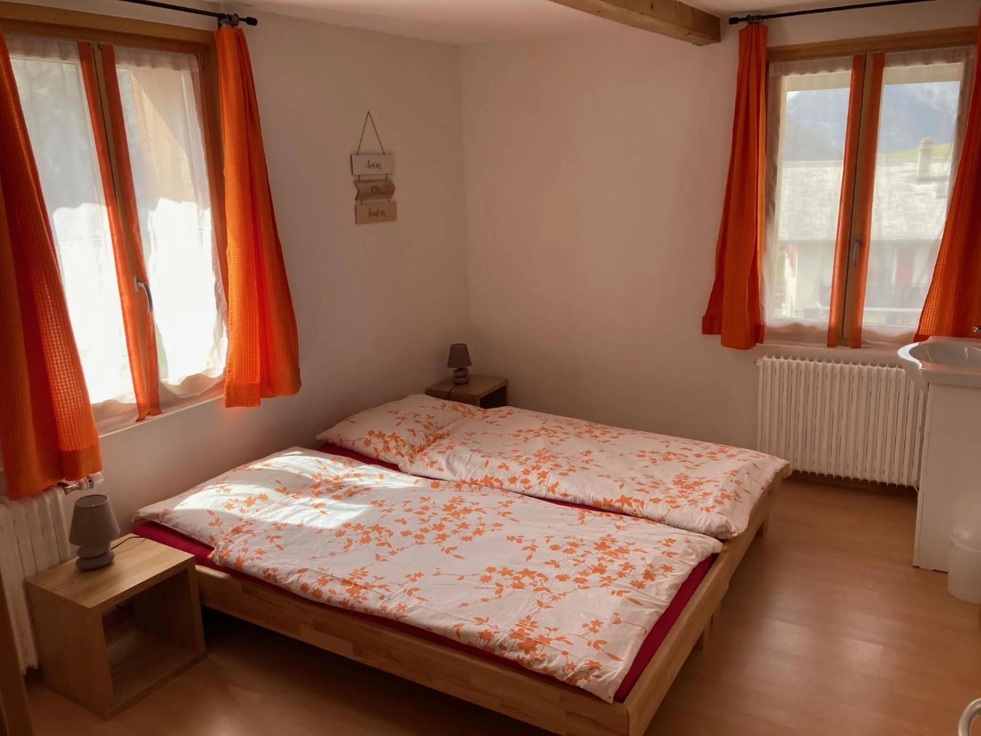 Bed in Hôtel du Gd-St-Bernard