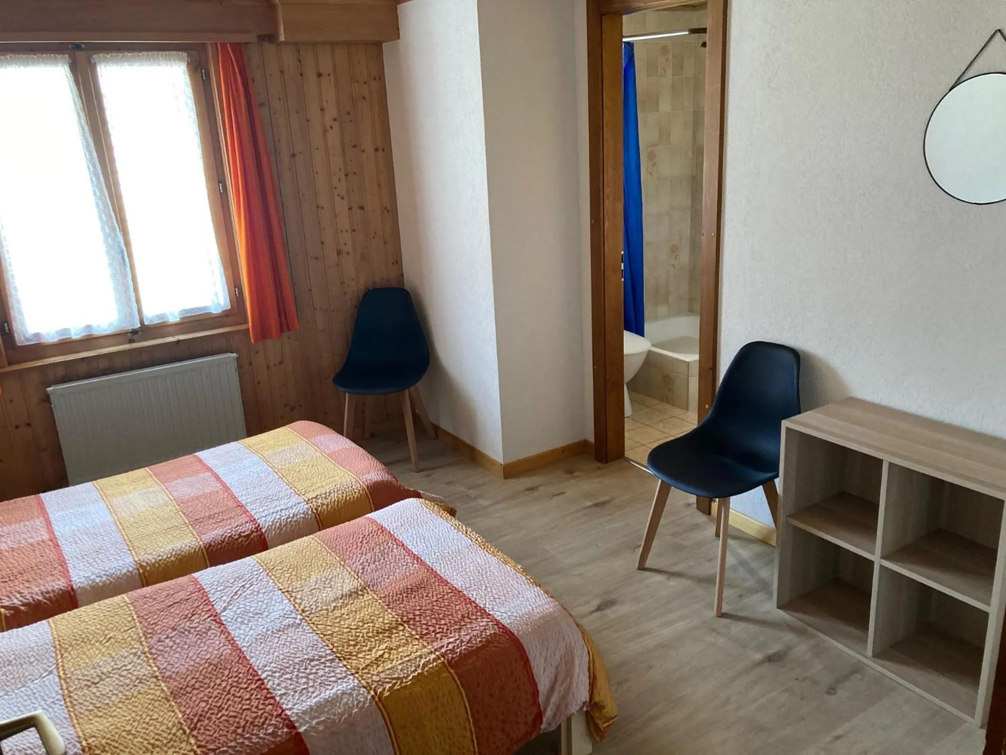 Bed in Hôtel du Gd-St-Bernard