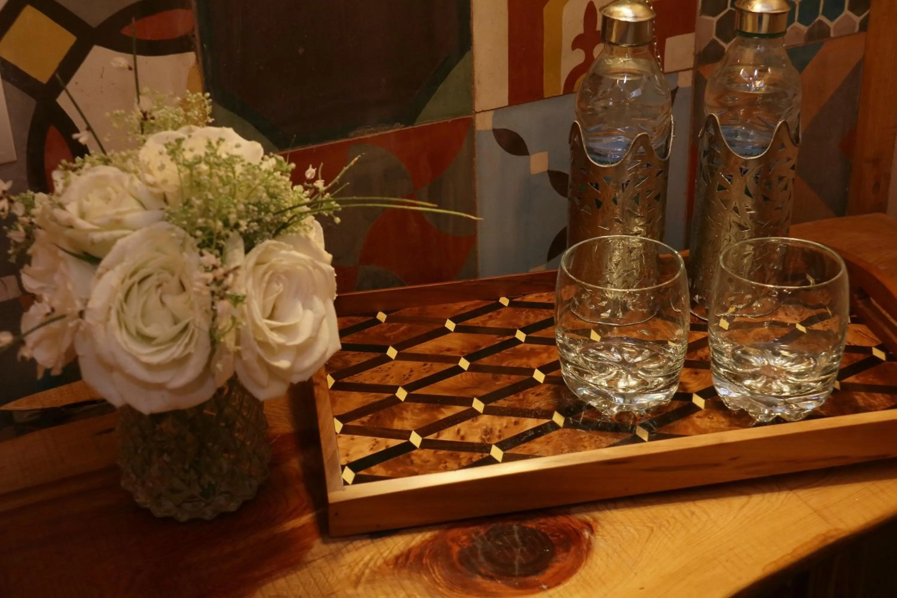 Decorative detail in Riad Andallaspa