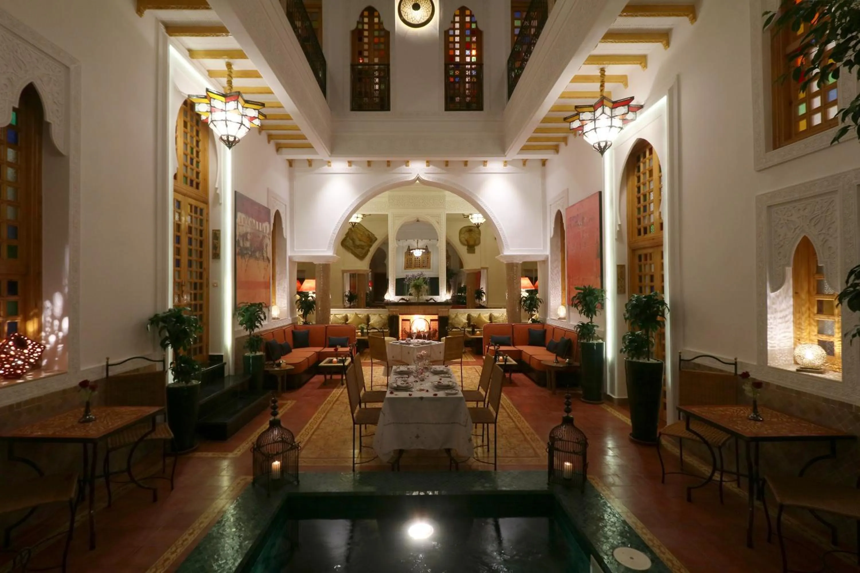 Patio in Riad Andallaspa