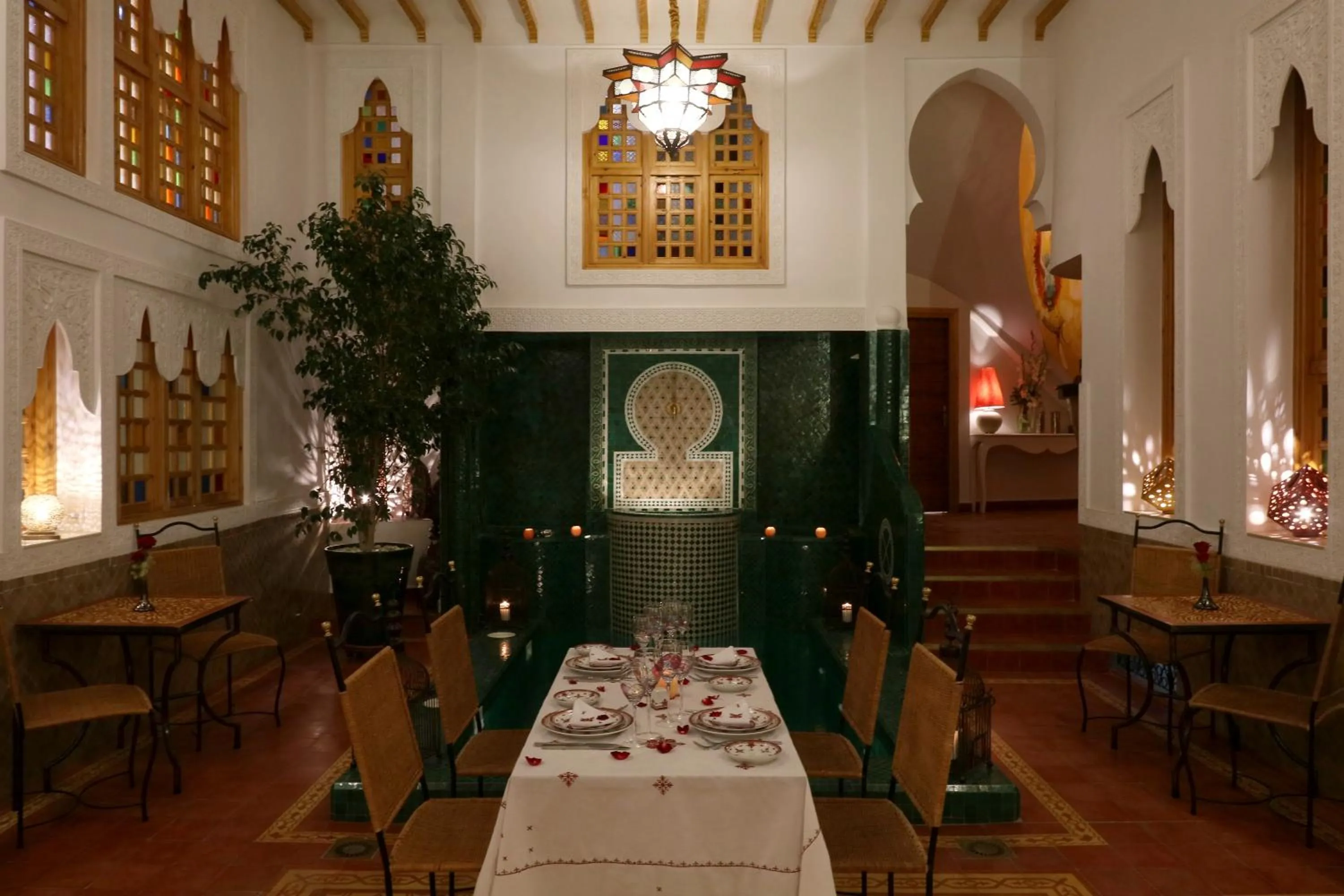 Patio in Riad Andallaspa