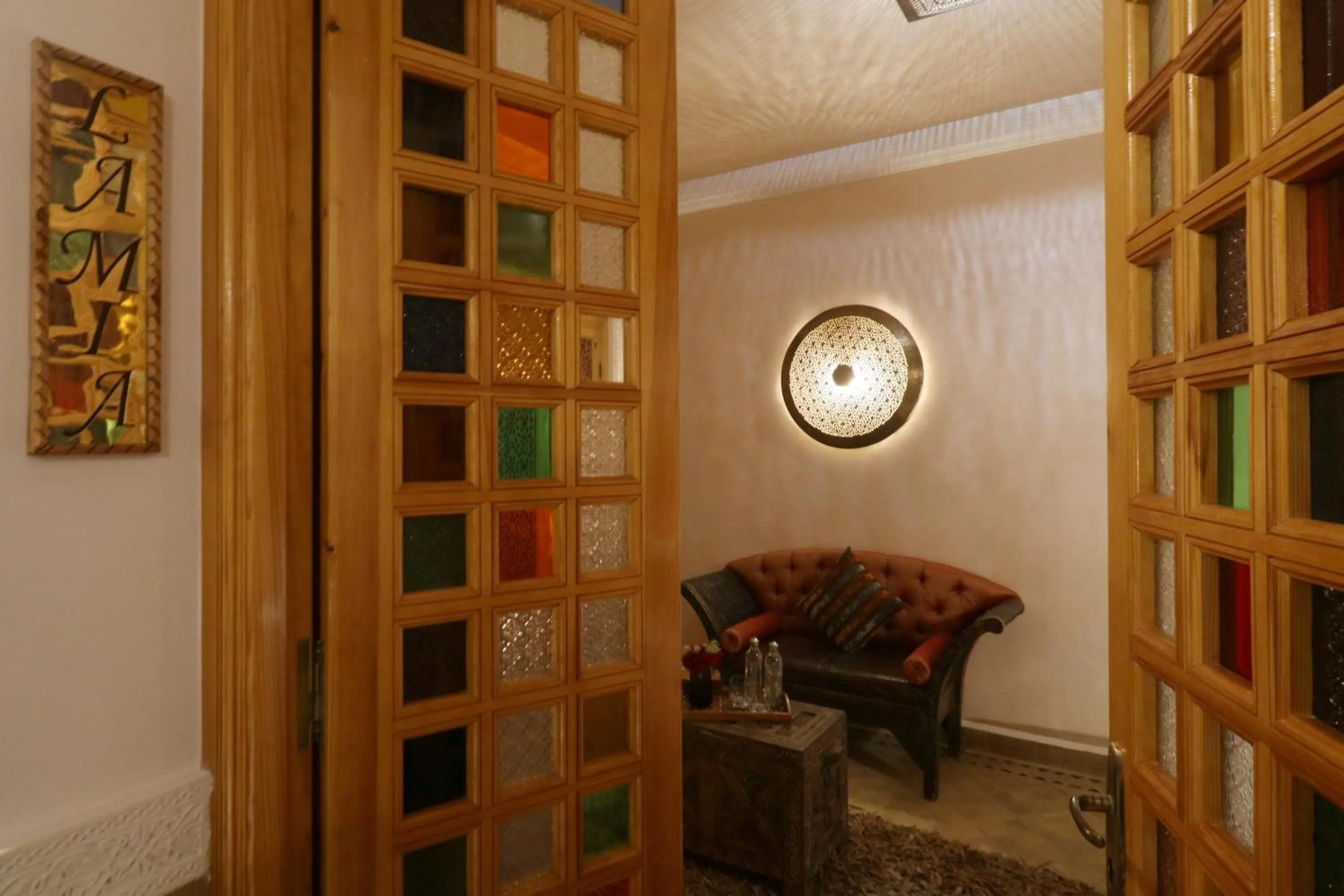 Decorative detail in Riad Andallaspa